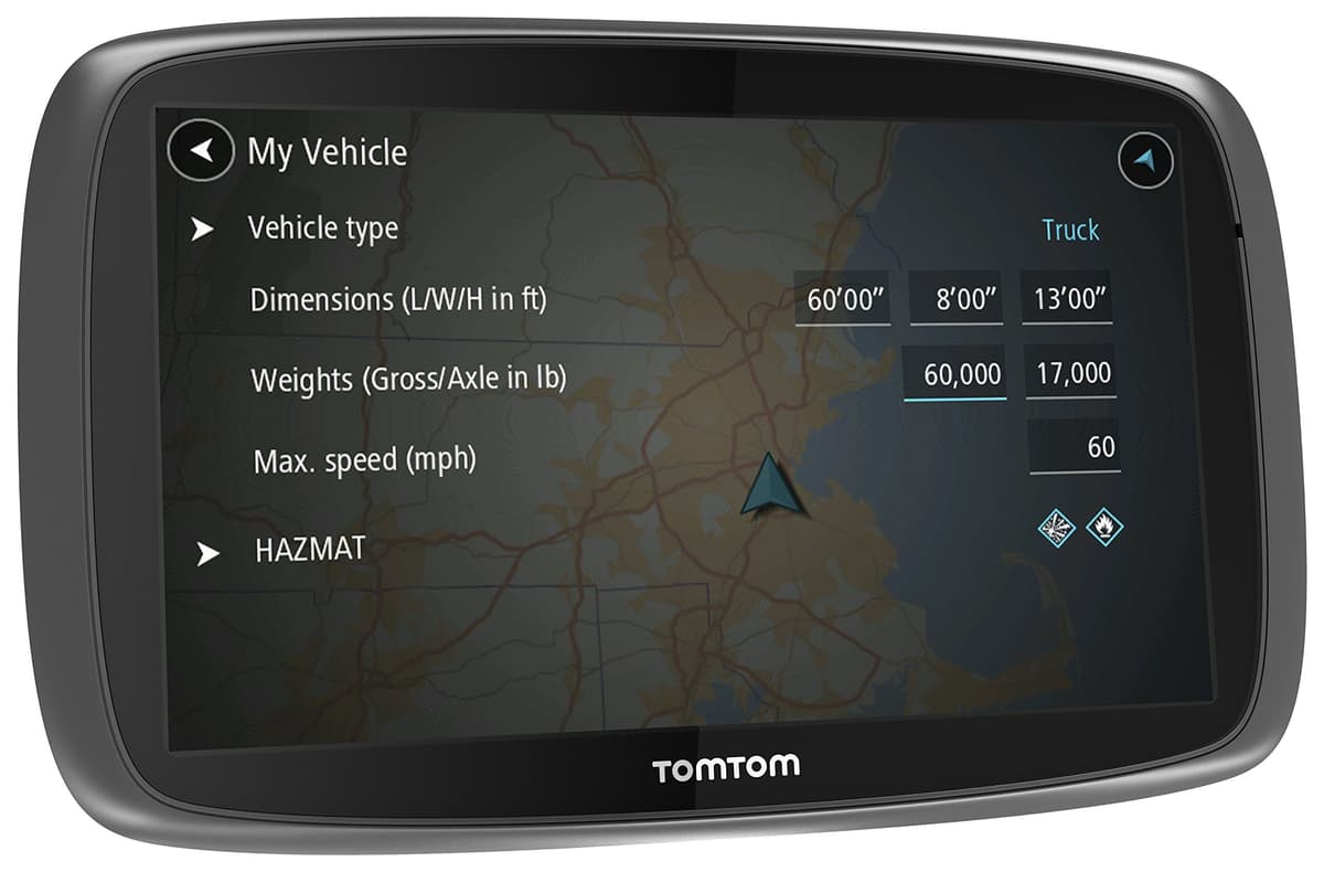 TomTom Trucker 600 GPS - Navegación específica para camiones 1FA6.019.10