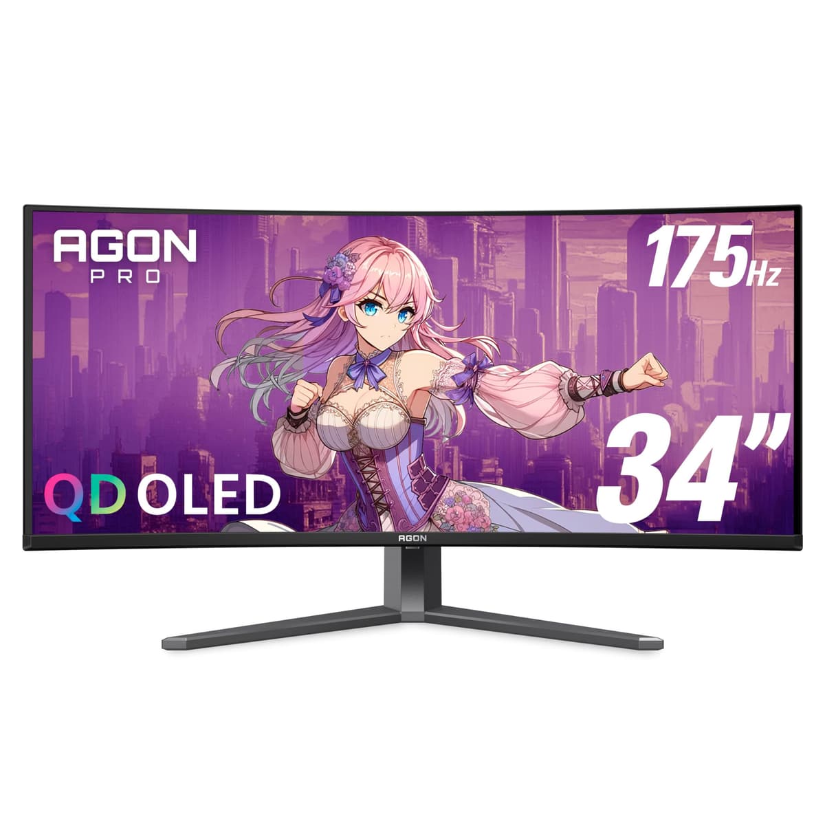 AOC Agon PRO AG346UCD 34'' Ultra Wide Curved QD OLED Gaming Monitor 3440x1440 175Hz