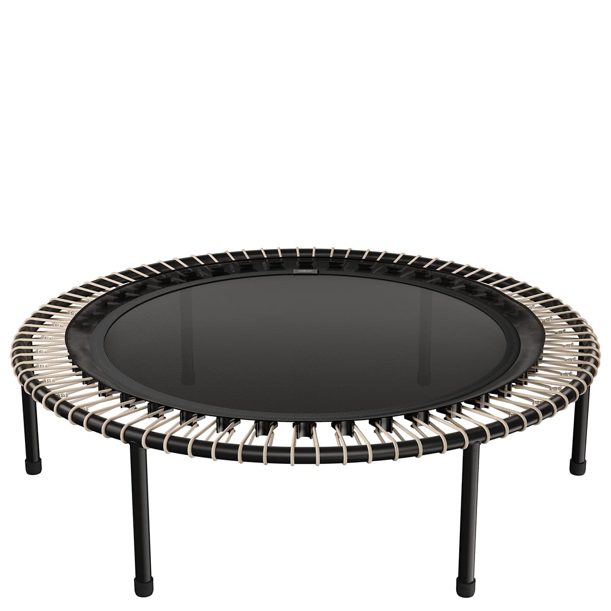 bellicon Rebounder 39" Fitness Trampoline (Beige) con patas roscadas y suspensión de muelles elásticos
