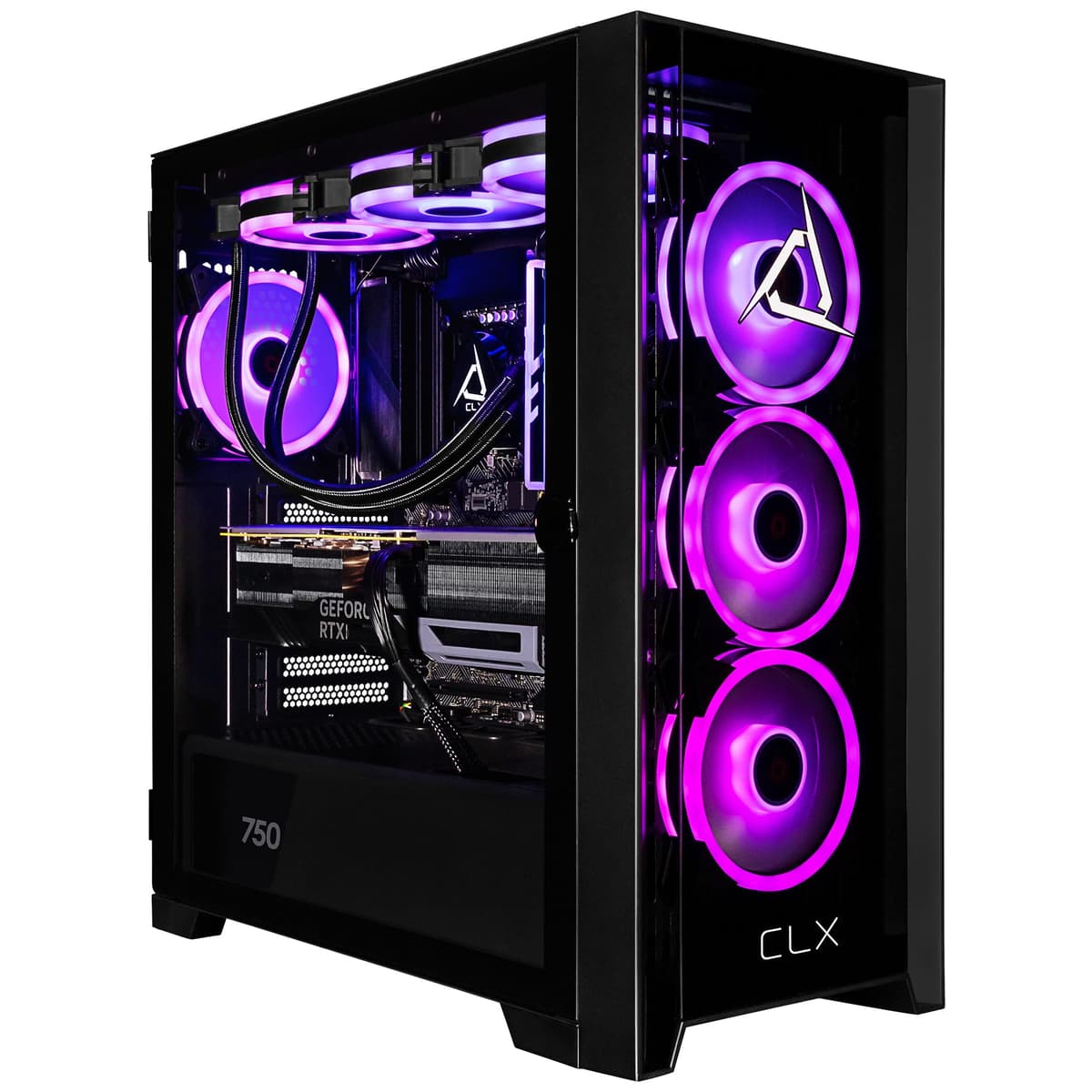 CLX Set Gaming PC - Intel Core Ultra 7 265F, GeForce RTX 5070, 2TB NVMe, 32GB DDR5, 360mm AIO TGMSETRTU5202BM