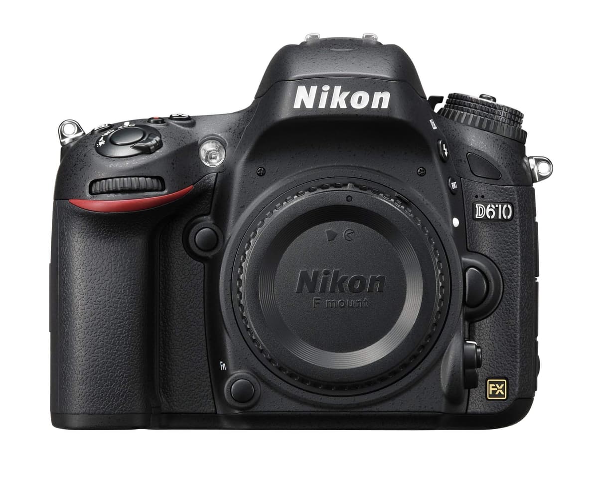 Nikon D610 Cámara réflex digital de formato FX con CMOS de 24.3 MP (Solo cuerpo) (Renovada) 1540-cr