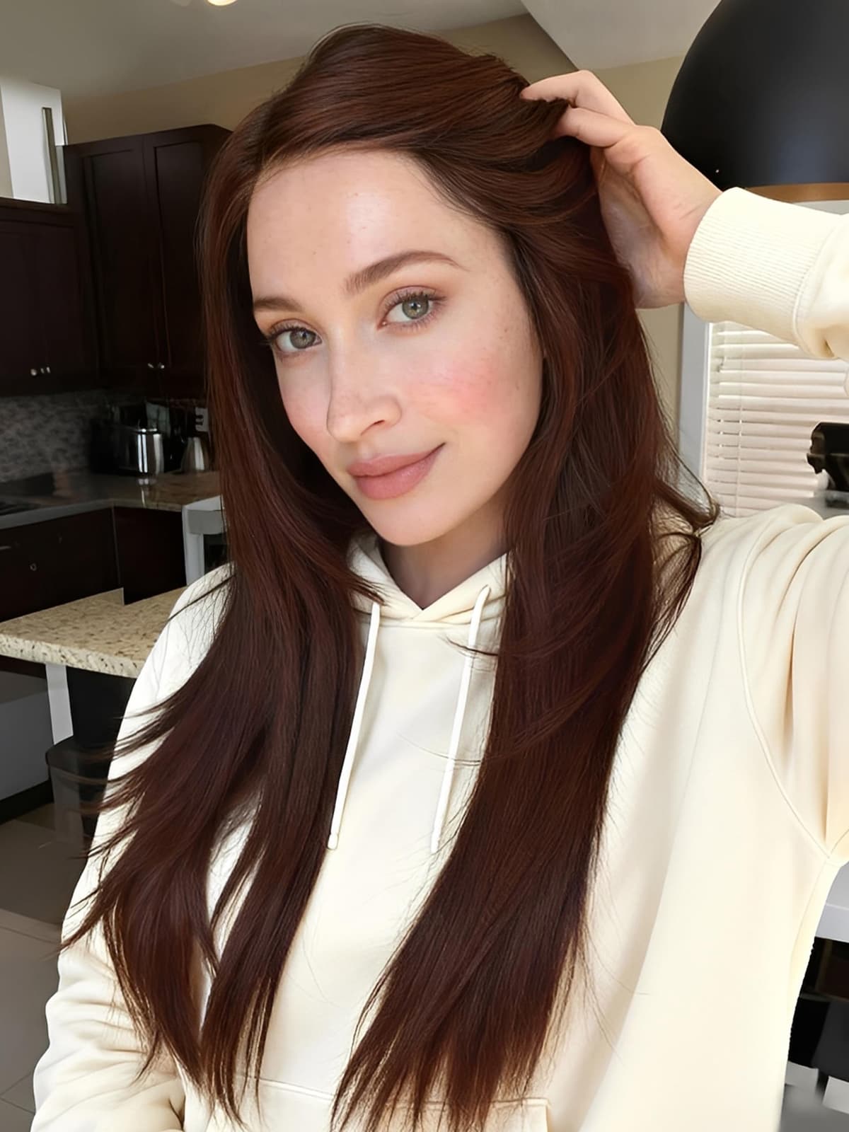 Topart 5×6 HD glueless wig 24" cabello humano pre-plucked 180% (Brown) HWLP9012-1BR24