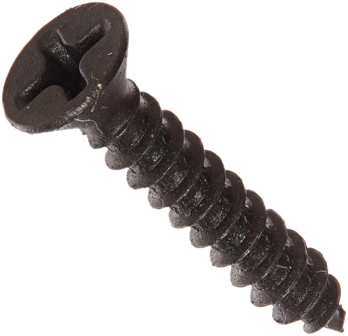 Small Parts 0612APFB Steel Sheet Metal Screw, Black Oxide Finish, 82° Flat Head, Phillips Drive, Type A, #6-18, 3/4" (Pack of 100)