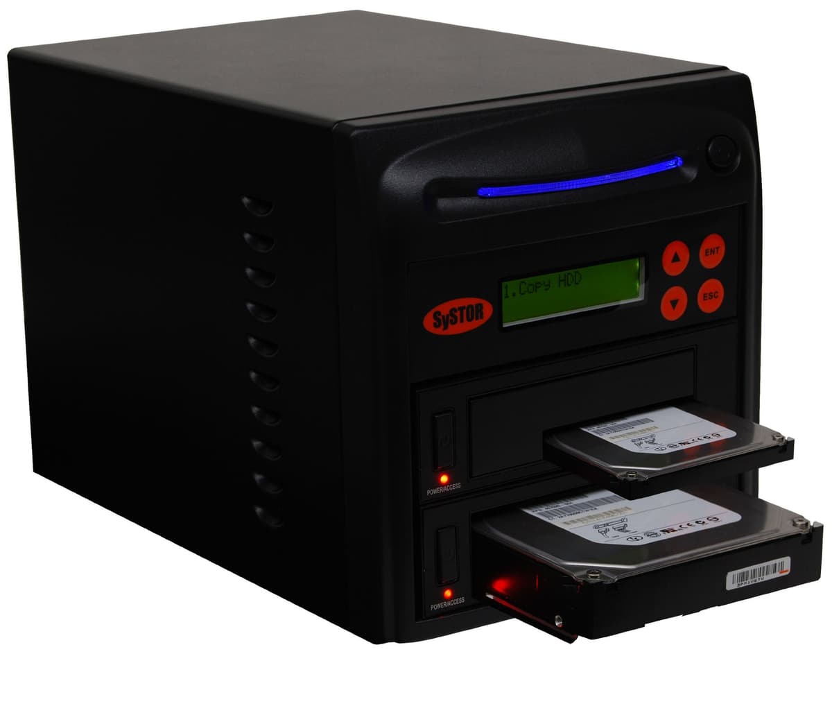 Duplicador Systor 1:1 SYS601DP para HDD/SSD - copiadora y borrador independiente