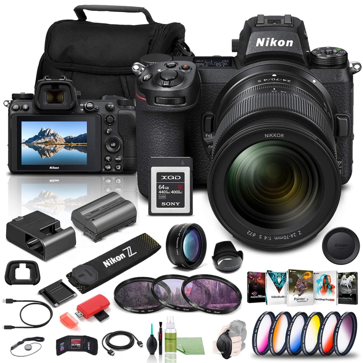 Nikon Z 6II Cámara mirrorless 24.5MP con NIKKOR Z 24-70mm f/4, kit reacondicionado 1663_edire_6