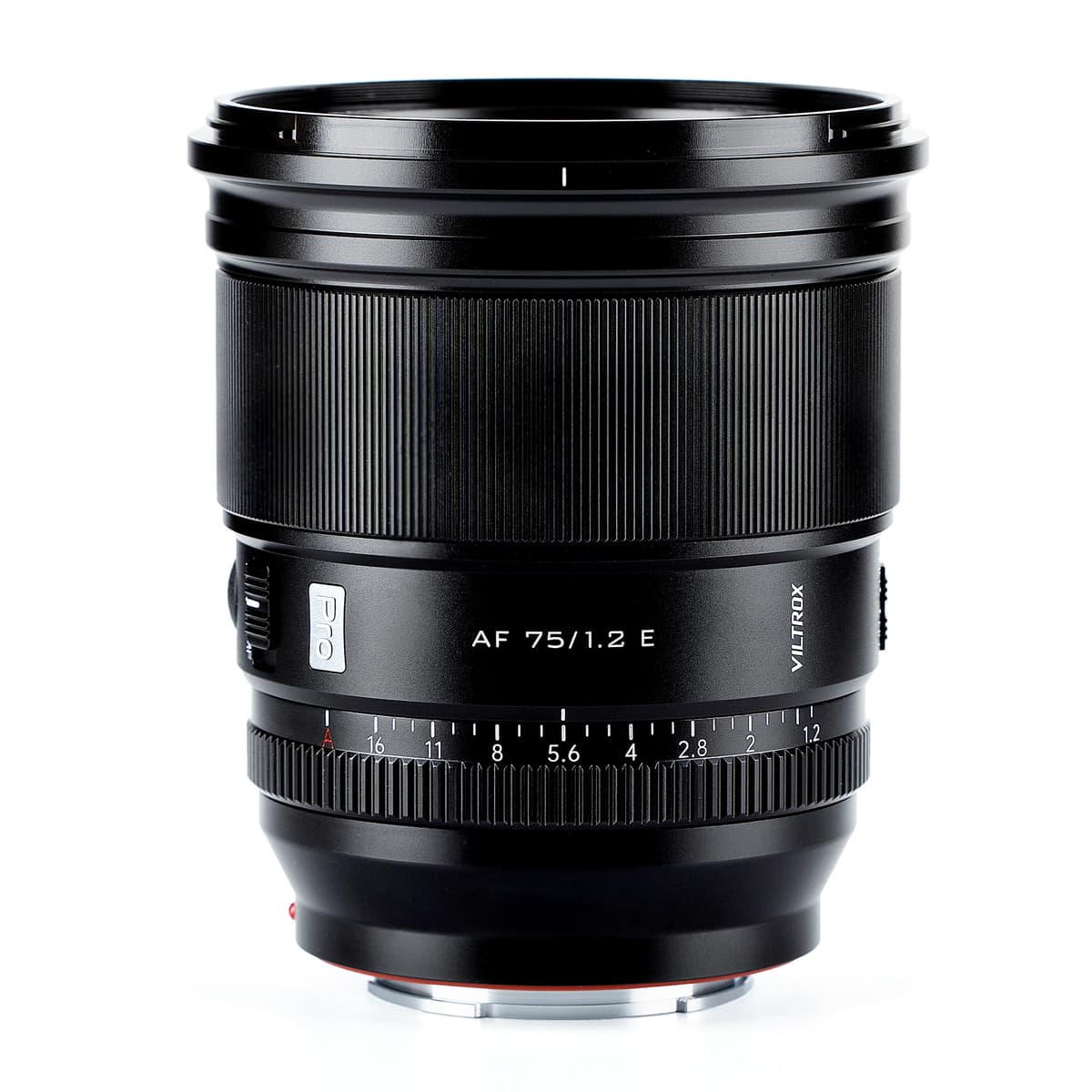 VILTROX PRO 75mm f/1.2 E para Sony E-mount, objetivo prime de 75mm f/1.2 con autoenfoque para cámaras sin espejo Sony E (a7, a6700, a6500) Q-0718-03365-1