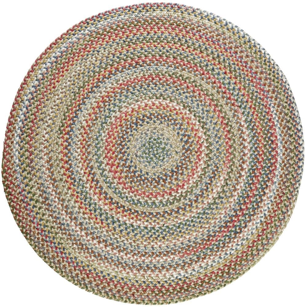 Super Area Rugs Gemstone Alfombra Trenzada Indoor/Outdoor - Champagne - 7' Round RHO-CJ55R084X084