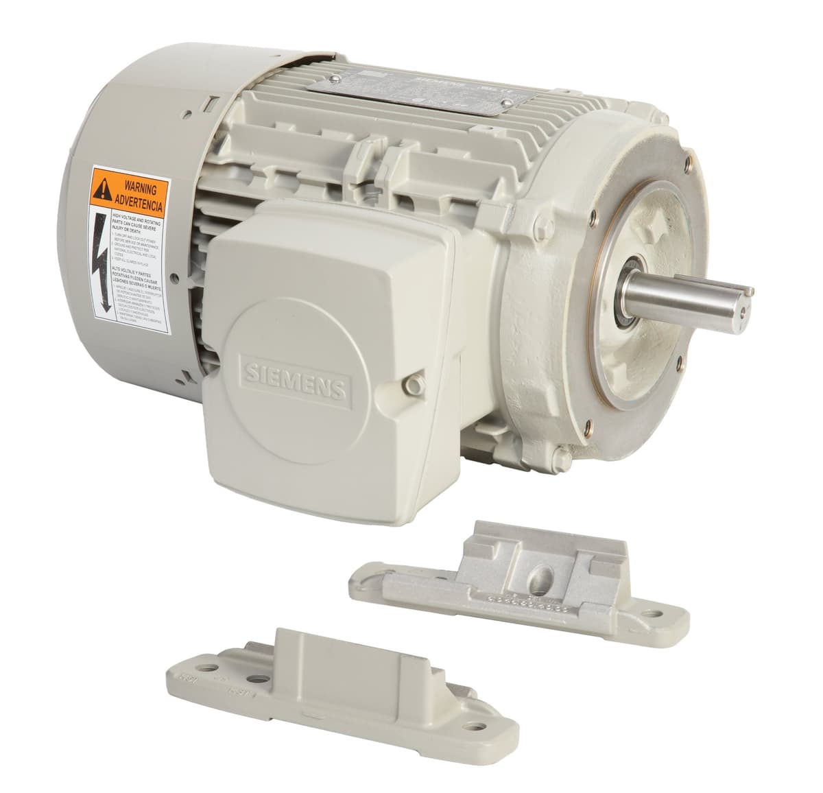 Siemens 1LE21212BC214EA3 Motor eléctrico 10 HP 1200 RPM 256TC 208/230/460V aluminio
