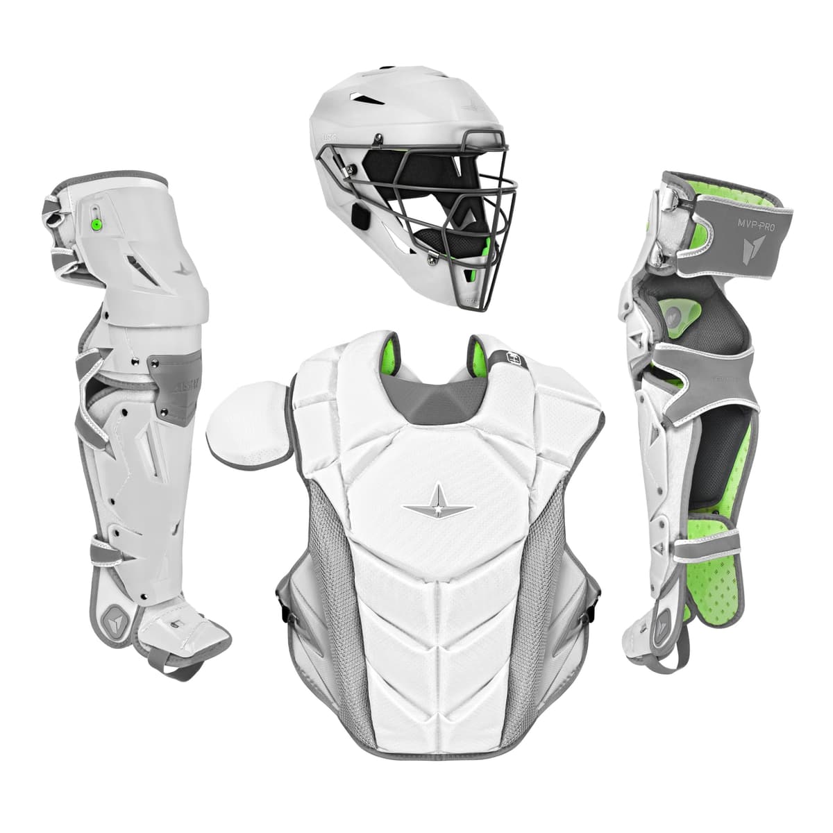 All-Star MVP-PRO Kit para receptor adulto, certificado NOCSAE CKCC-5-WH/GPH