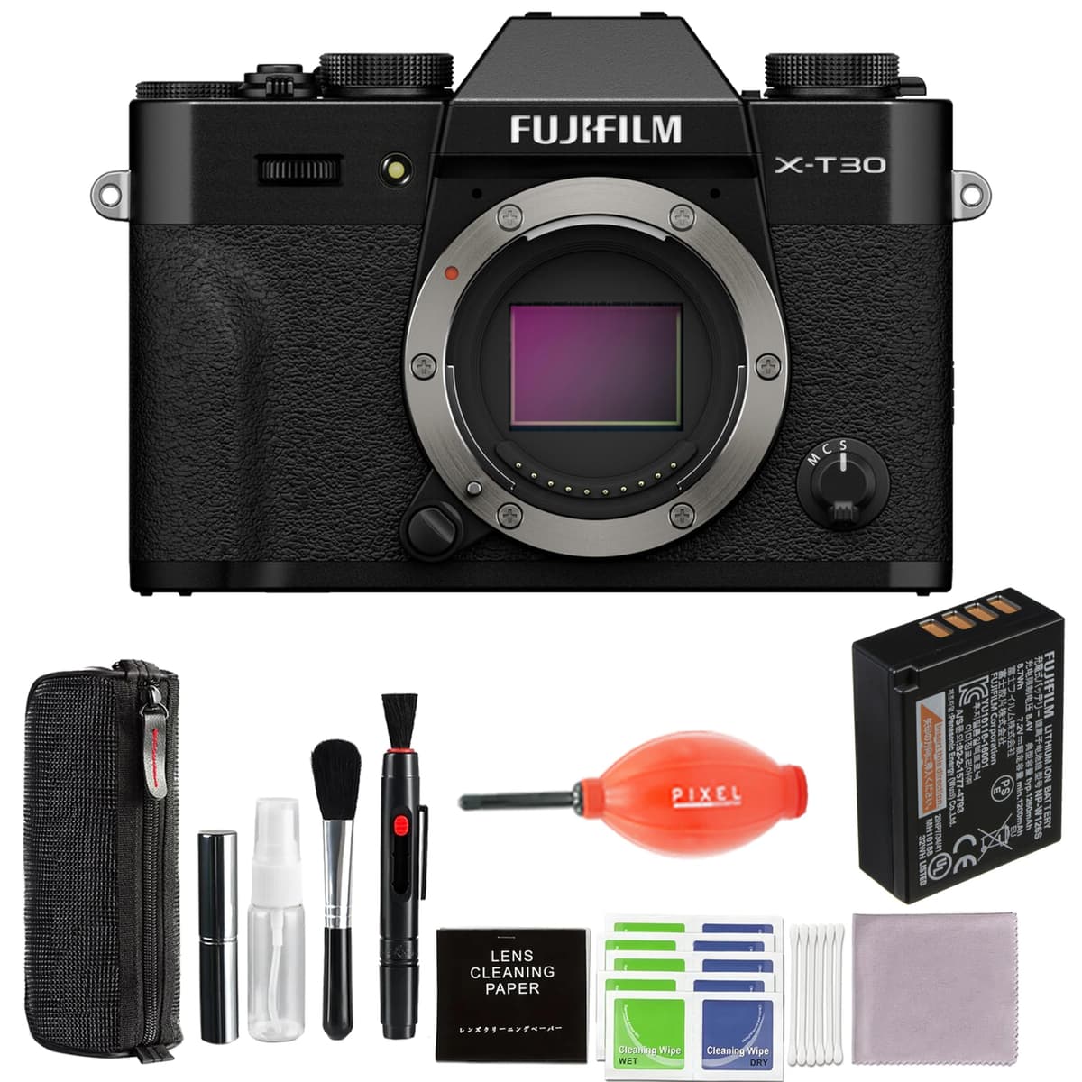 FUJIFILM X-T30 III cámara mirrorless (cuerpo Negro) con accesorios avanzados 16957841