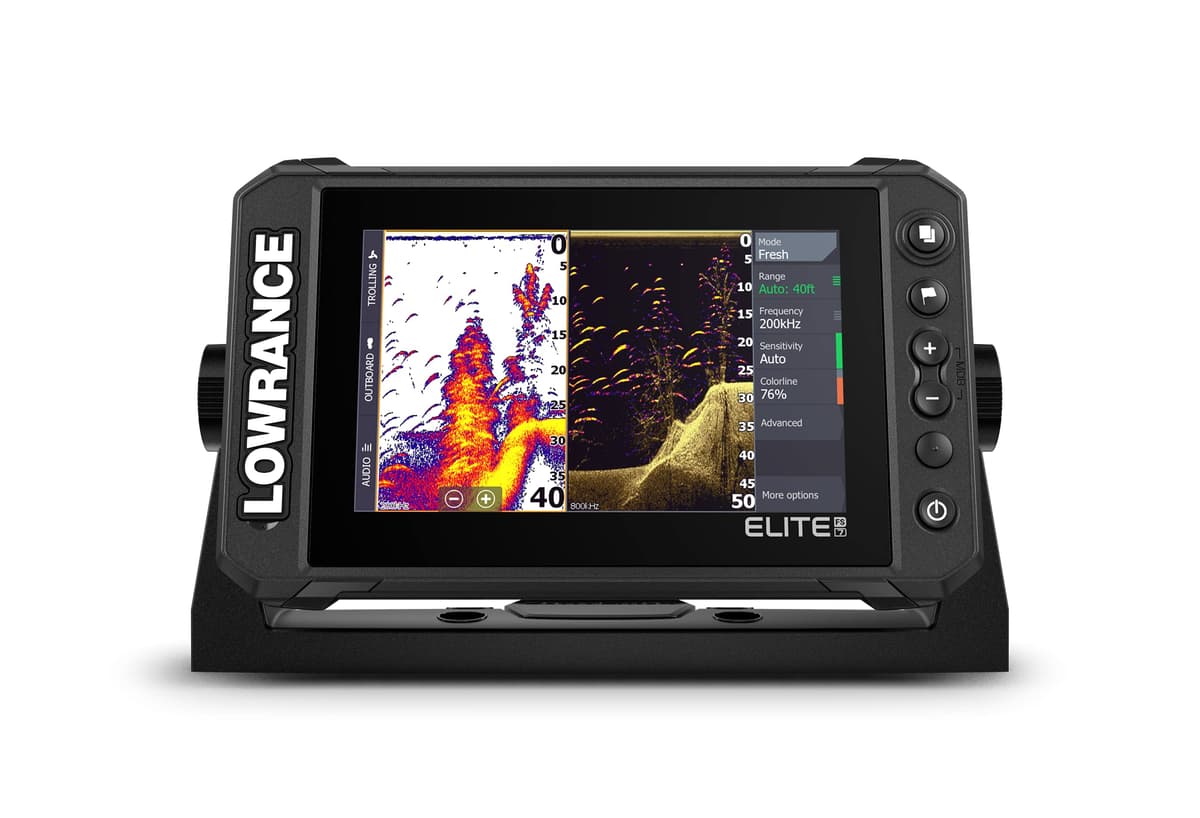 Lowrance Elite FS 7 Localizador de Peces (Sin Transductor) con Cartografía C-MAP Contour+ Precargada 000-15703-001