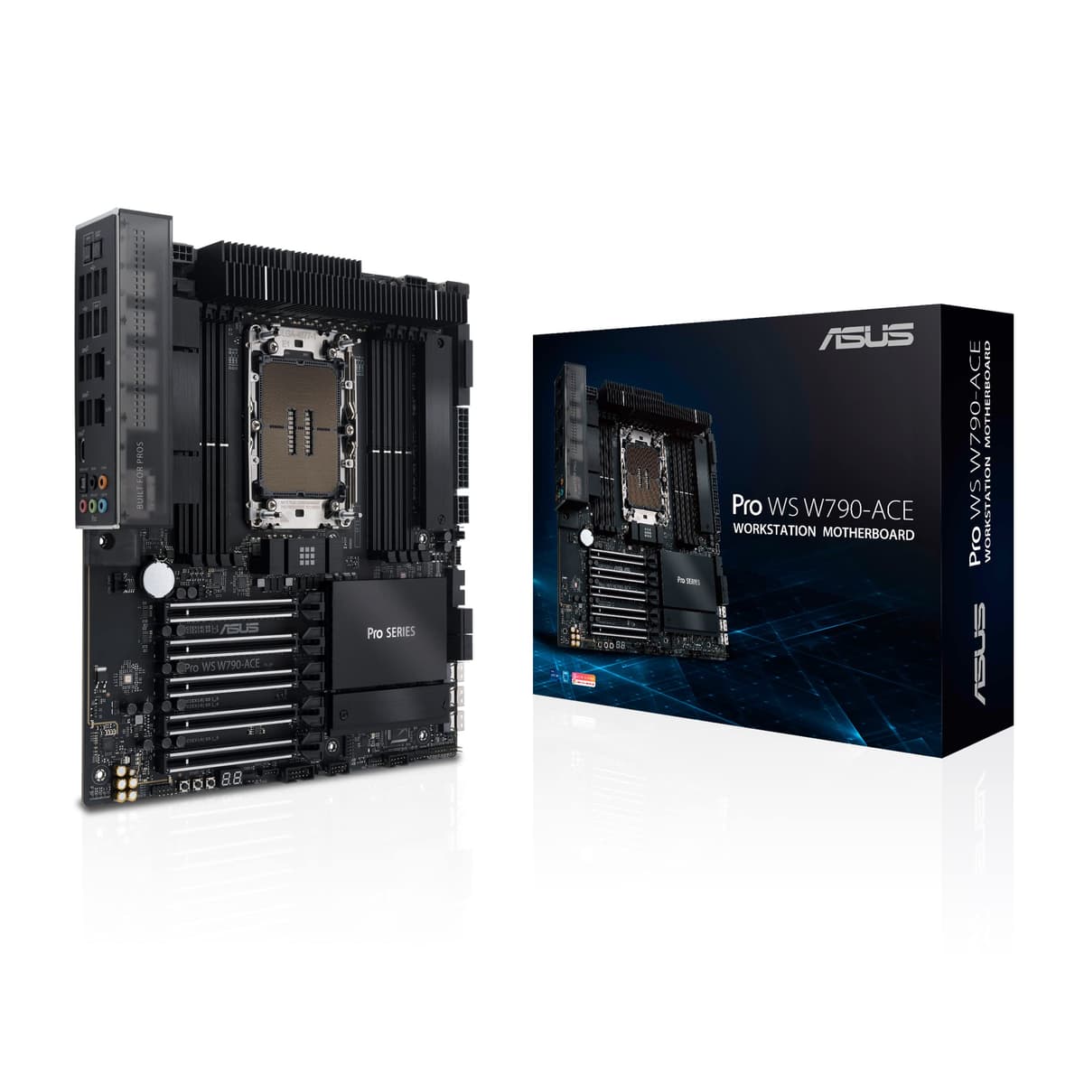 ASUS Pro WS W790-ACE - Workstation CEB, LGA 4677,5x PCIe 5.0, DDR5 R-DIMM, 10G+2.5G LAN