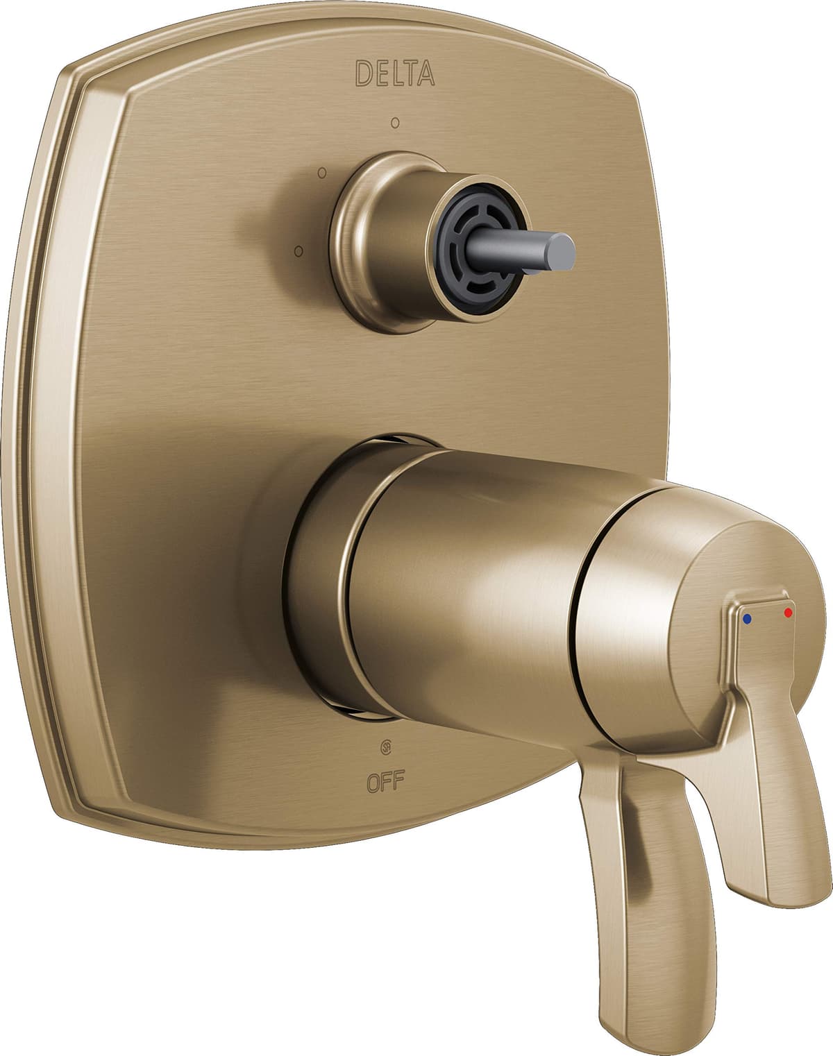 Delta T27T876-CZLHP Kit de terminación para ducha termostático 3 funciones, bronce champán