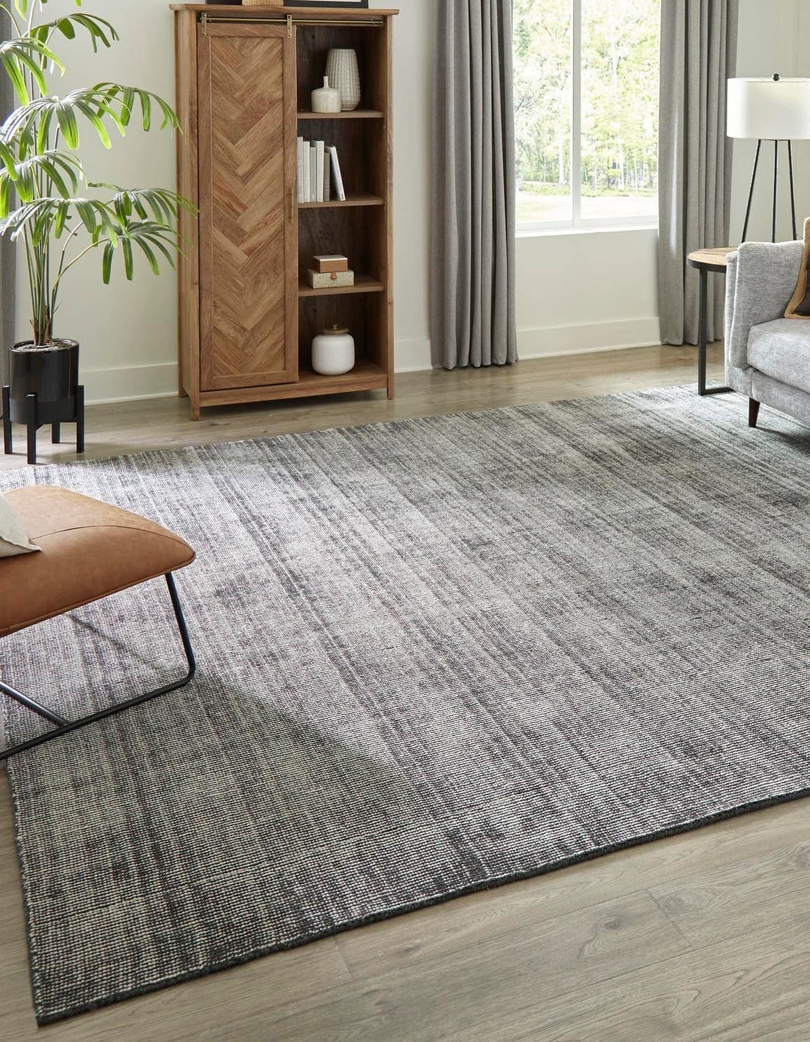 Unique Loom English Manor Collection Alfombra - Estilo farmhouse (10' Cuadrada, Earl Grey/Ivory) 3170912