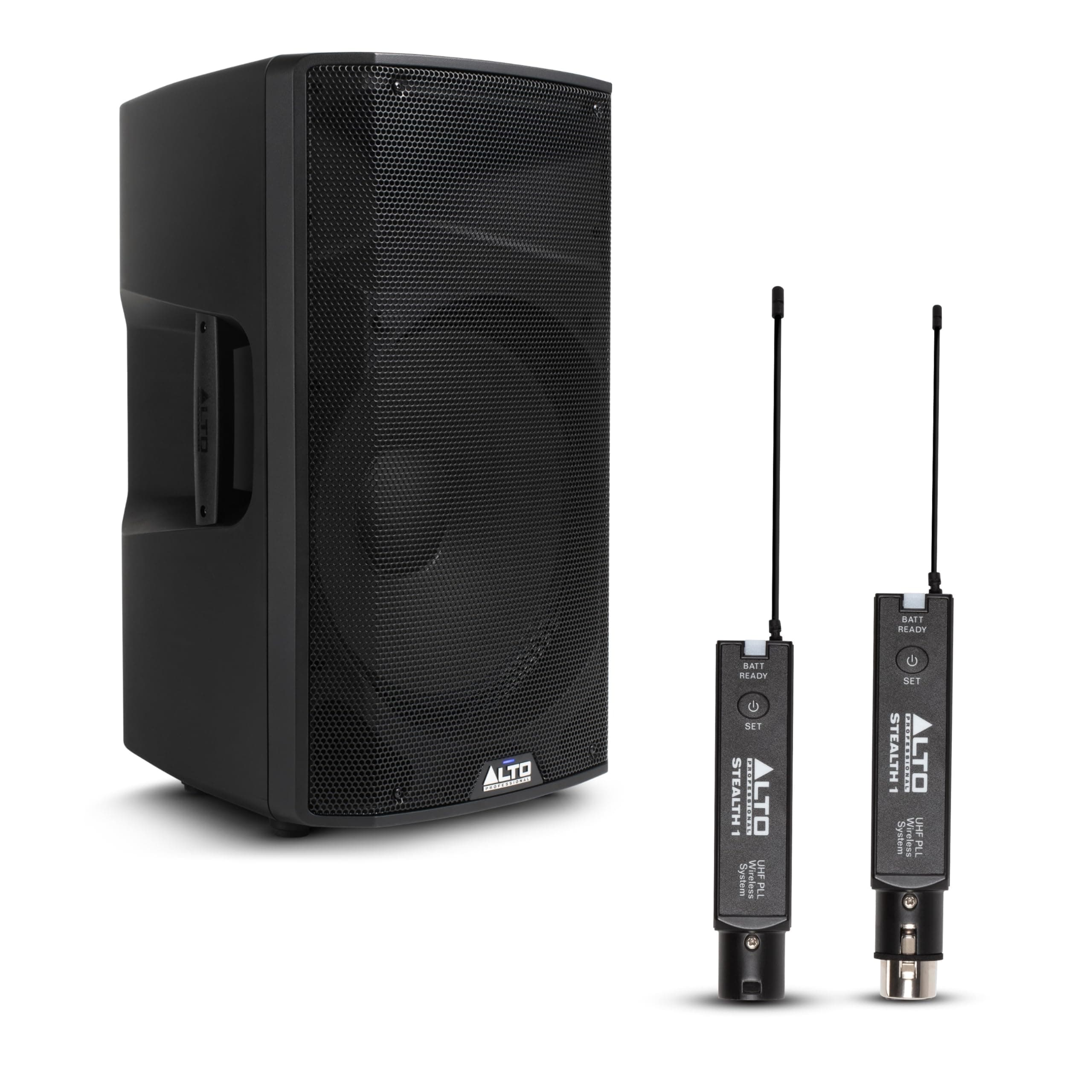ALTO TX415 700W 15" Powered PA Speaker Bundle con micrófono XLR inalámbrico