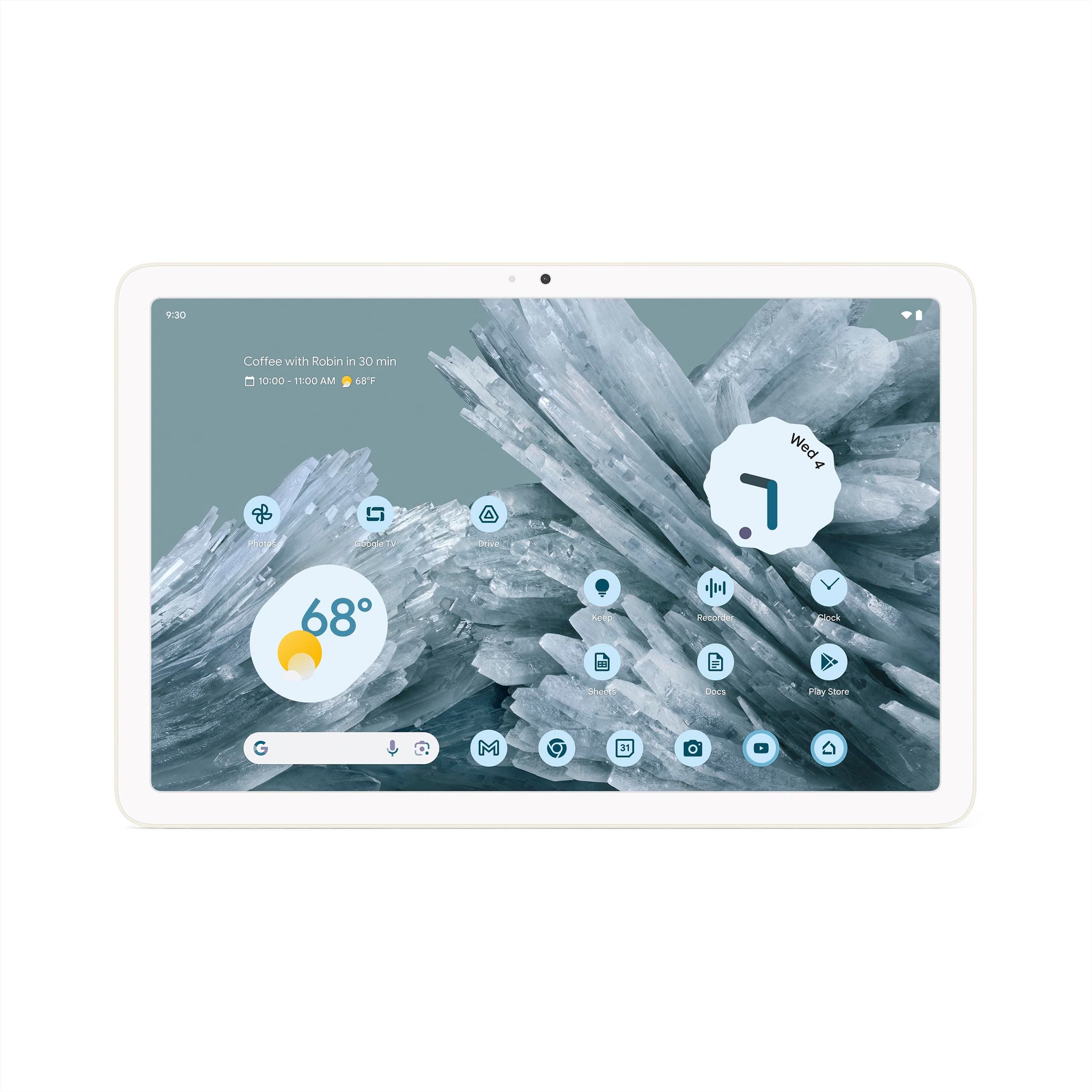 Google Pixel Tablet - Tablet Android con pantalla de 11 pulgadas y batería de larga duración - Porcelana - 8 GB RAM - 256 GB GTU8P