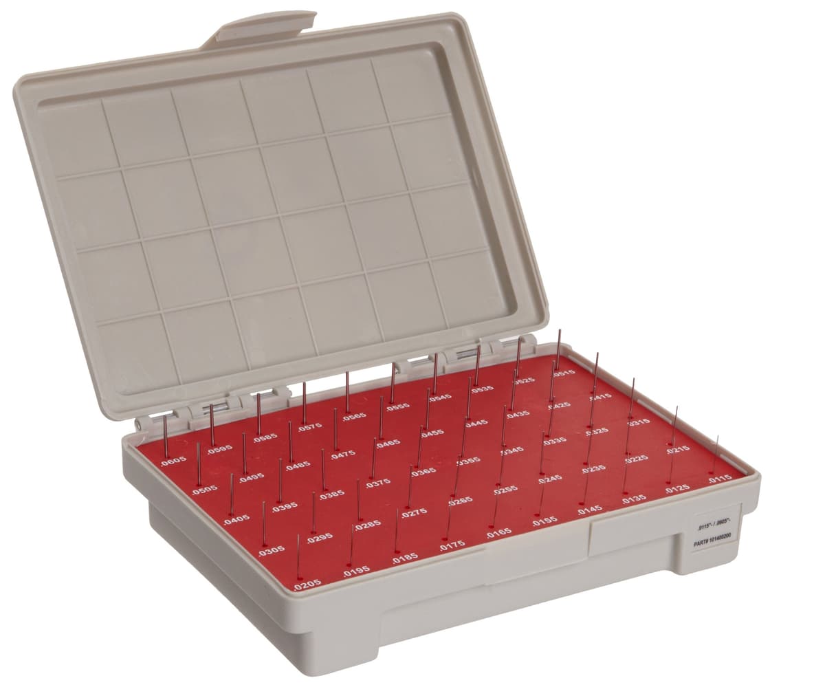 Vermont Gage No-Go Pin Gage Set Clase ZZ 0.8330-0.9160" (84 pzas) 101200900