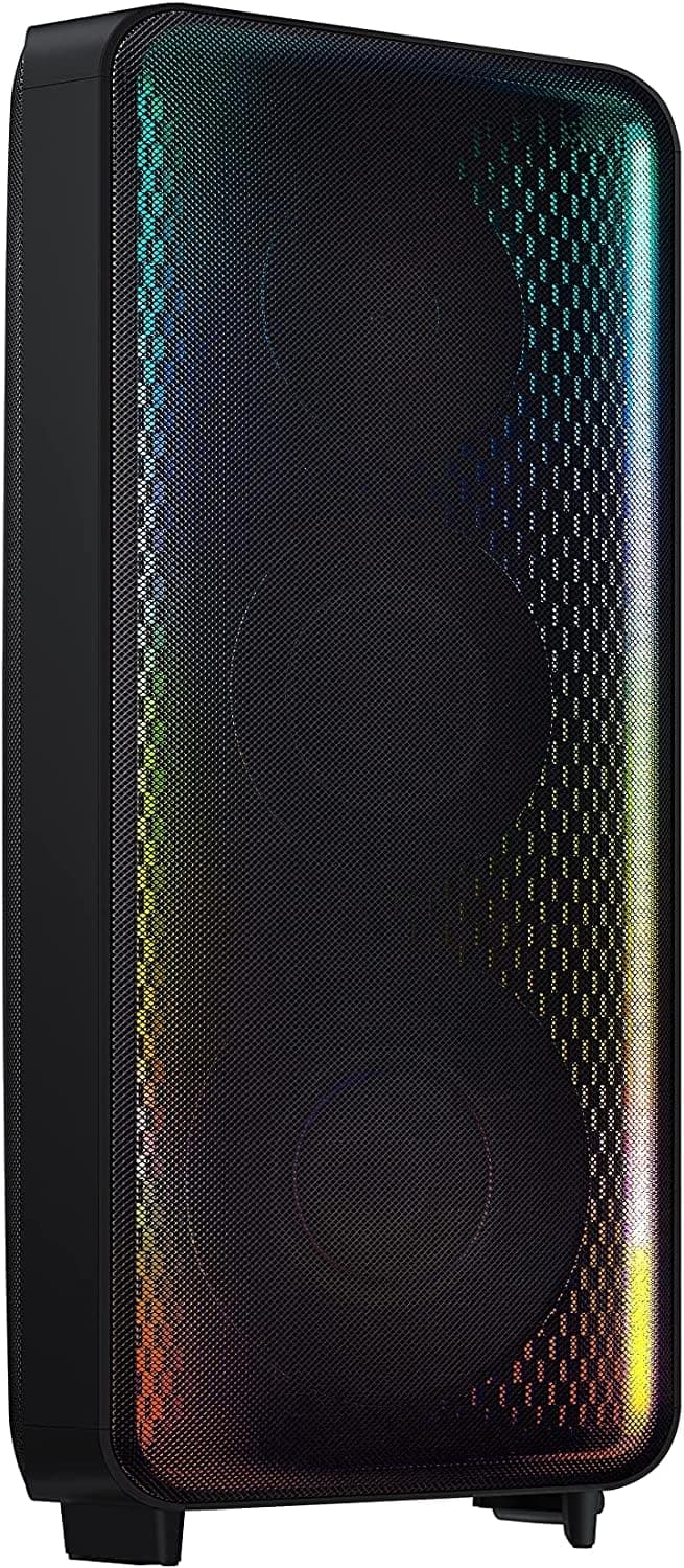 Samsung Sound Tower Karaoke MX-ST90B/ZA (Renewed) - 1700W, resistente al agua IPX5, luces de fiesta