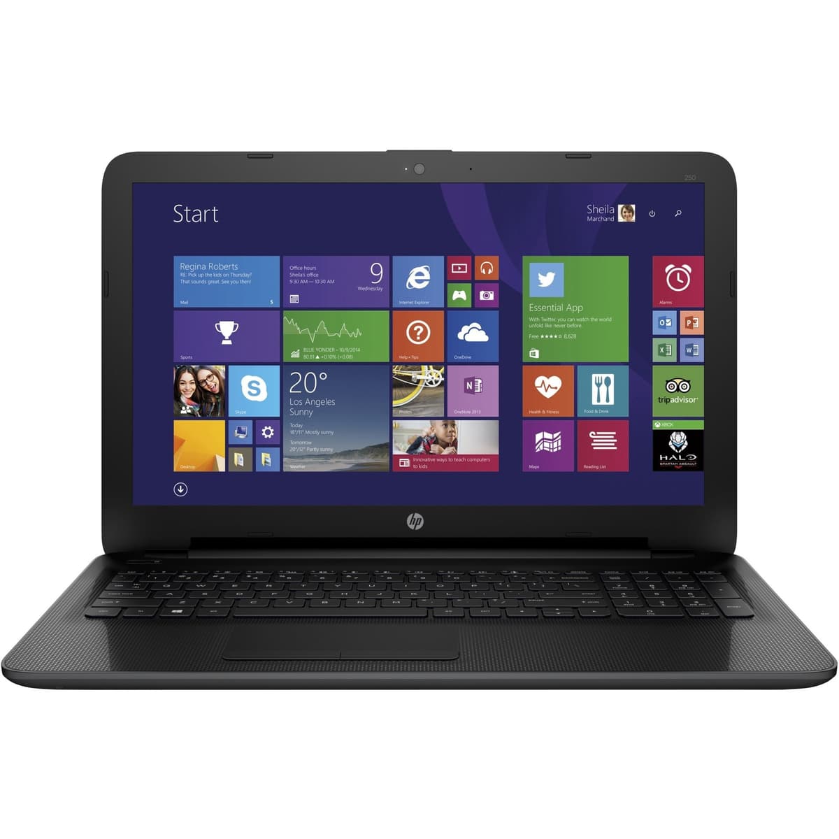 HP N2S70UT#ABA Laptop 15.6'' Intel Core i5-5200U con Windows 7 Professional