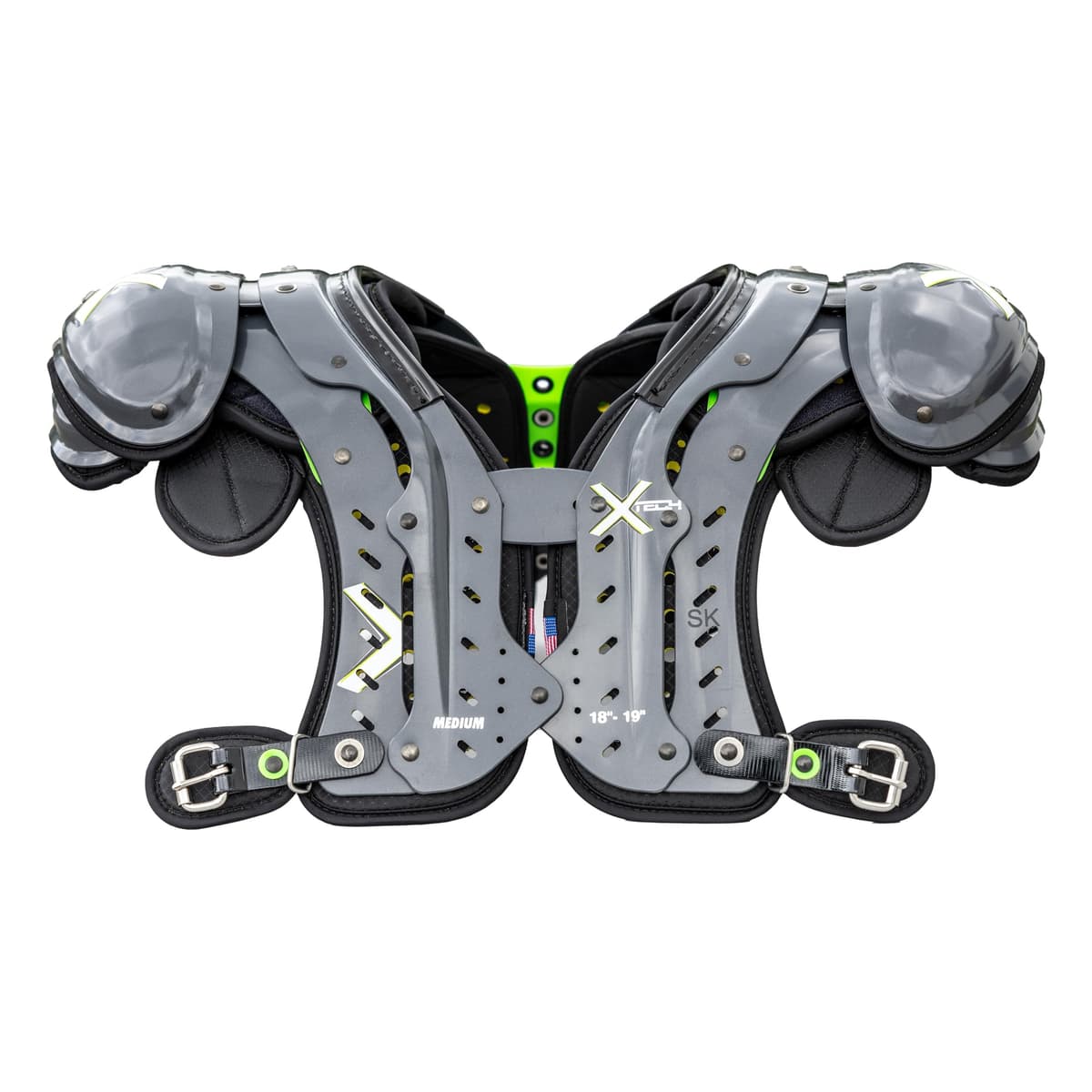 XTECH X2 Football Shoulder Pads - Skill, Medium (18-19")