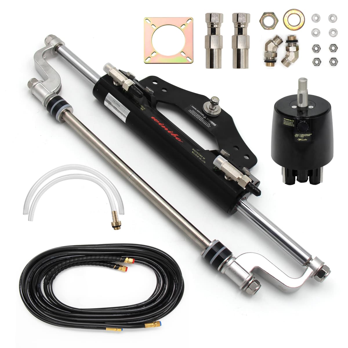 Kit de dirección hidráulica Winibo para motores fuera de borda hasta 300HP (ZA0350V2)