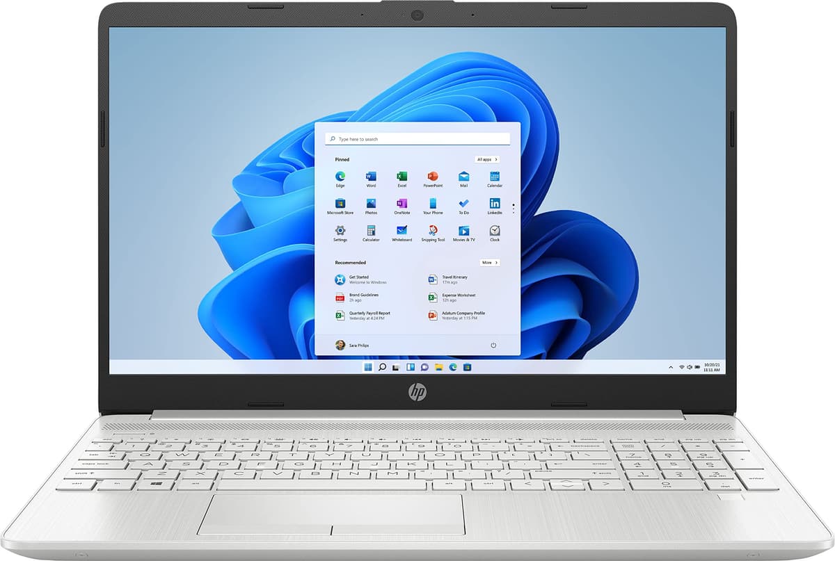 HP 2022 Laptop 15.6" HD, Intel Core i5-1135G7 hasta 4.2 GHz (mejor que i7-1060G7), 16GB RAM, 512GB SSD, Intel Iris Xe Graphics, teclado numérico, Ethernet, WiFi, Bluetooth, HDMI, USB-A y USB-C, cámara web, Windows 11