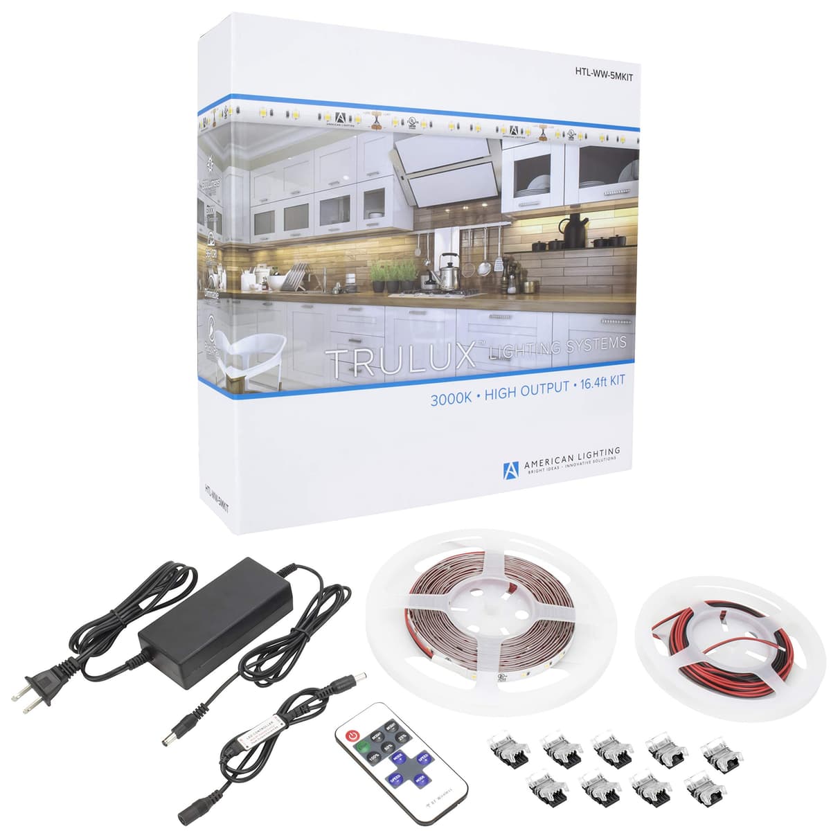 TRULUX HTL-WW-5MKIT-MASTER Kit de alto rendimiento para interior, paquete de 6, blanco cálido 3000K, 6 piezas