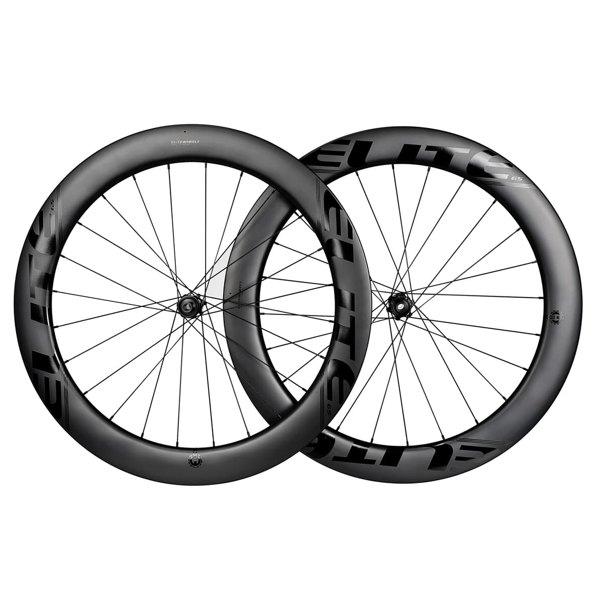 ELITEWHEELS Edge Ruedas de Carbono de 65mm Ultraligeras 1495g Juego de Ruedas de Carretera con Freno de Disco de Carbono 202211281128