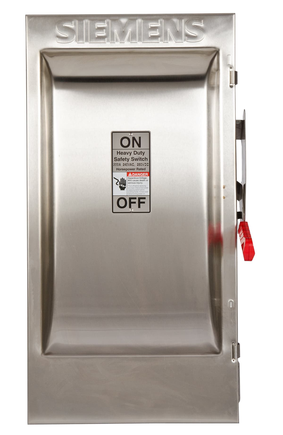 SIEMENS HF224S Interruptores de seguridad de servicio pesado con fusible 200 amperios 2 polos 240 voltios 2h