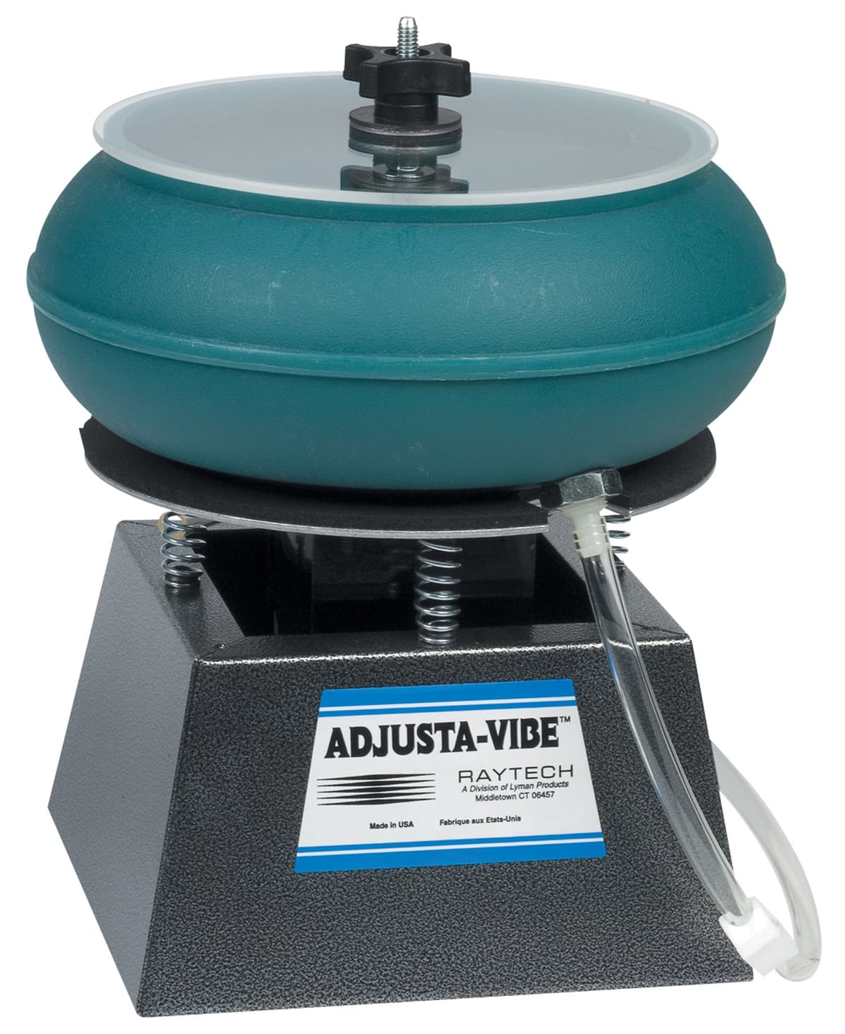 Raytech AV-18 Vibratory Tumbler Ajustable con Drenaje 0.18 cu ft Bowl 23-024