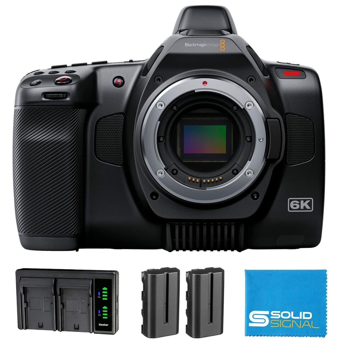 Blackmagic Design Pocket Cinema Camera 6K G2 Power Bundle CINECAMPOCHDEF6K2