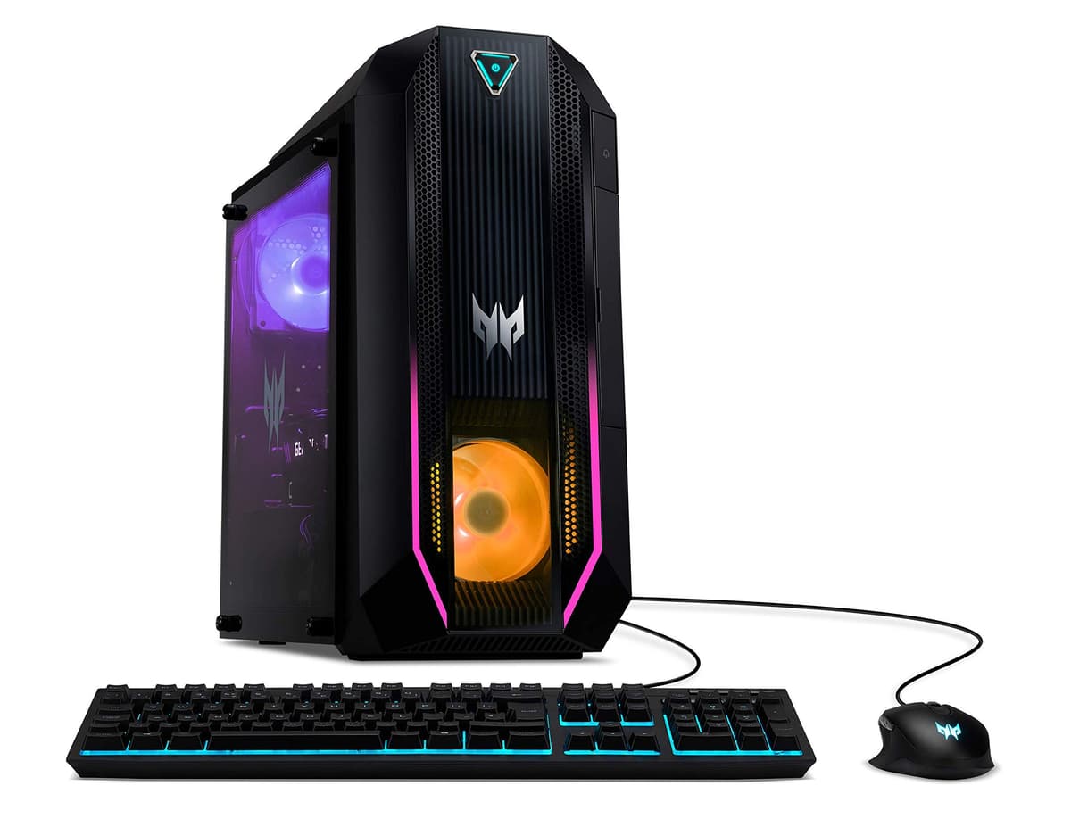 Acer Predator Orion 3000 PO3-620-UR14 Gaming Desktop - Intel i7-10700, RTX 2060 Super, 16GB, 512GB NVMe + 1TB DG.E25AA.002