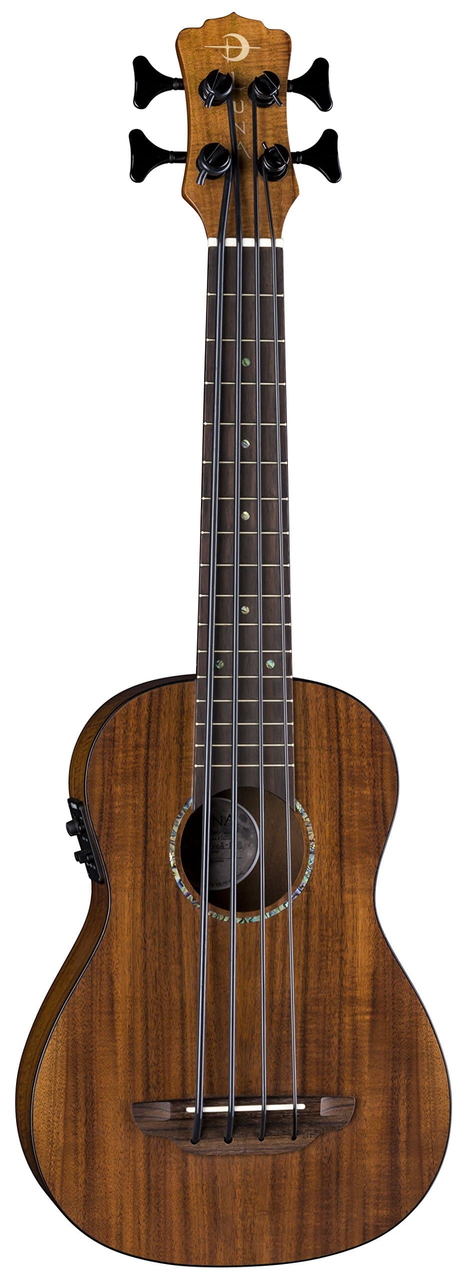 Ukelele Luna Bari-Bass con Preamp-Koa, UKE BBASS UKEBBASSKOA