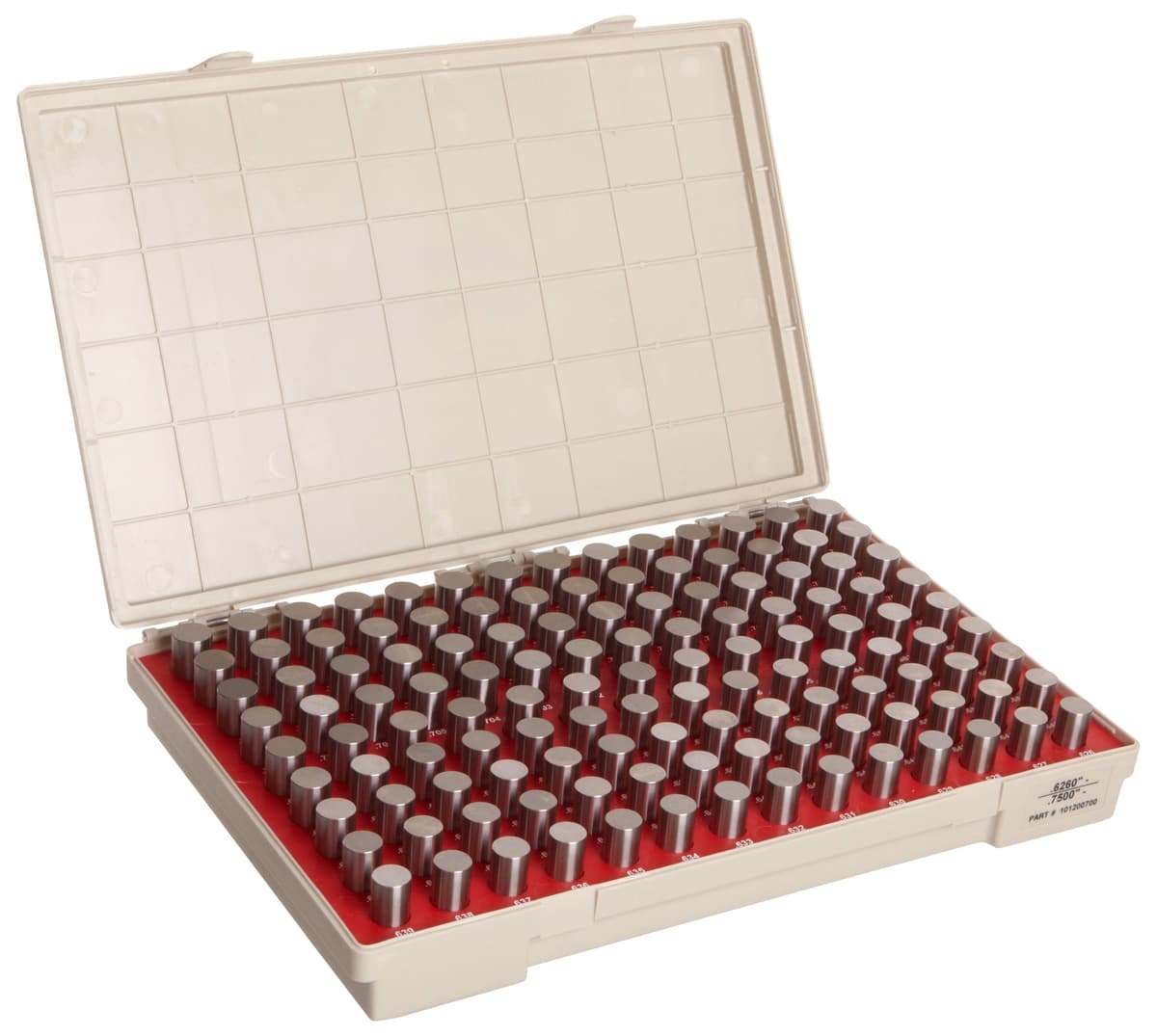 Vermont Gage No-Go Pin Gage Set Clase ZZ 0.2515-0.5005" (250 pzas) 101400500