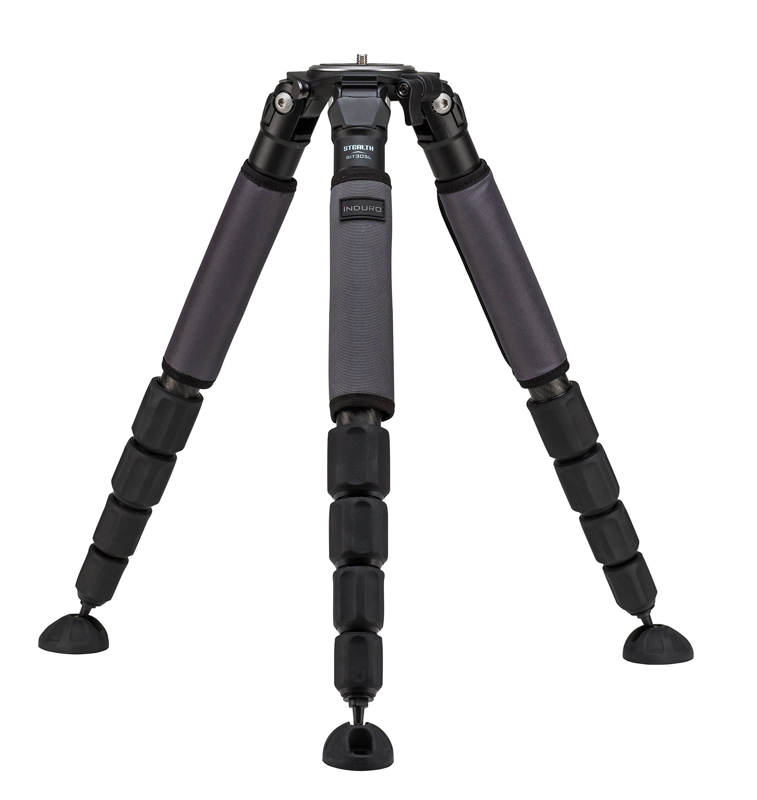 Induro GIT305L Grand Series Tripié carbono Stealth, 5 secciones (Negro)