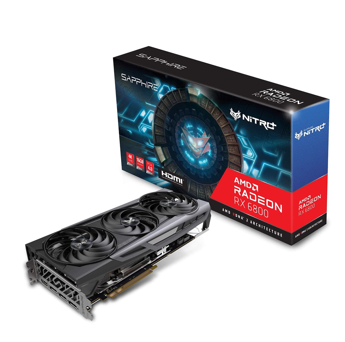 Sapphire NITRO+ AMD Radeon RX 6800 16GB GDDR6 PCIe 4.0 11305-01-20G