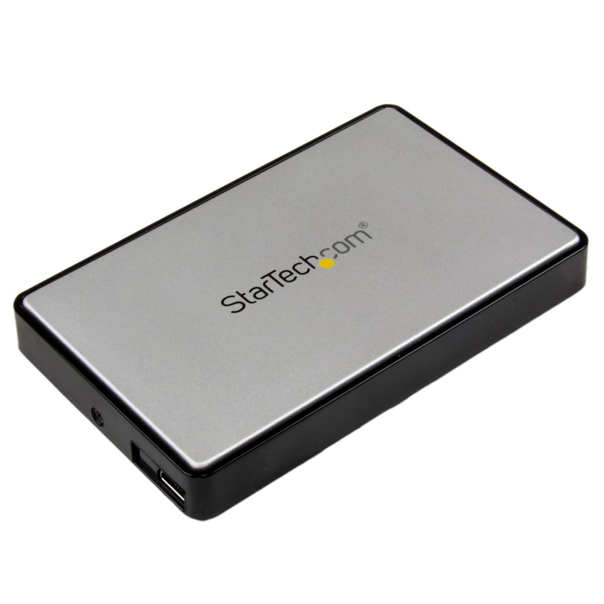 StarTech.com Funda para Disco Duro Micro SATA de 1.8 pulgadas USB SAT1810U2 (Negro/Plata)