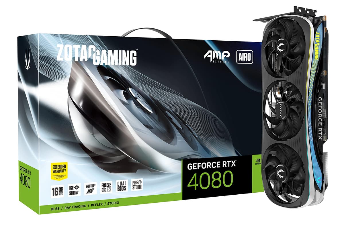ZOTAC Gaming GeForce RTX 4080 AMP Extreme AIRO 16GB ZT-D40810B-10P