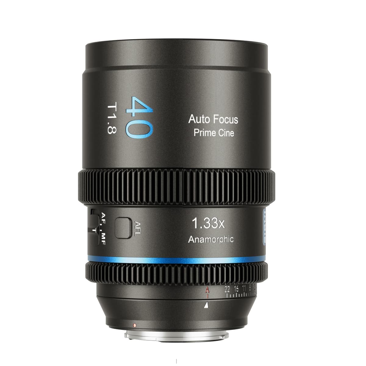 SIRUI 40mm T1.8 1.33X Anamorphic S35 Autofocus para Montura Z (Neutral Flare) 40AF133X-ZN-AM