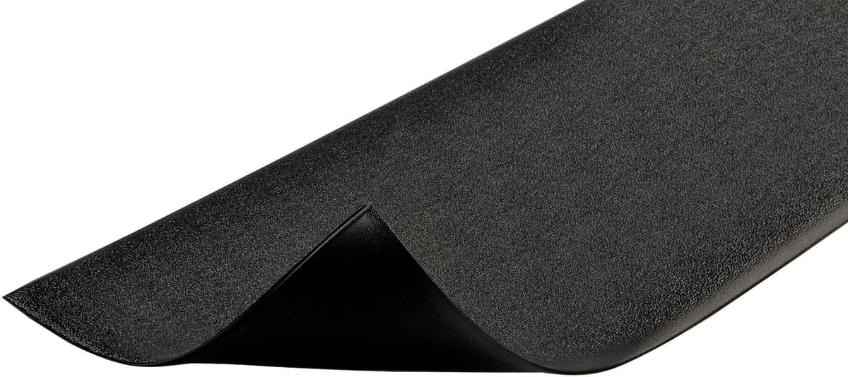 Tapete anti-fatiga Notrax Sof-Tred 4' x 60' 9/16" 411R0448BL, superficie pebble y bordes biselados