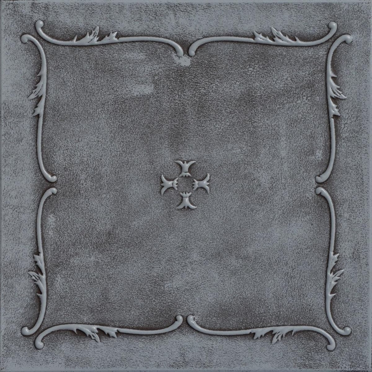À LA MAISON CEILINGS R05 Spring Buds - Paneles de techo autoadhesivos (384 sq. ft./Case), Pack de 144, Moss Gray R05mg-144