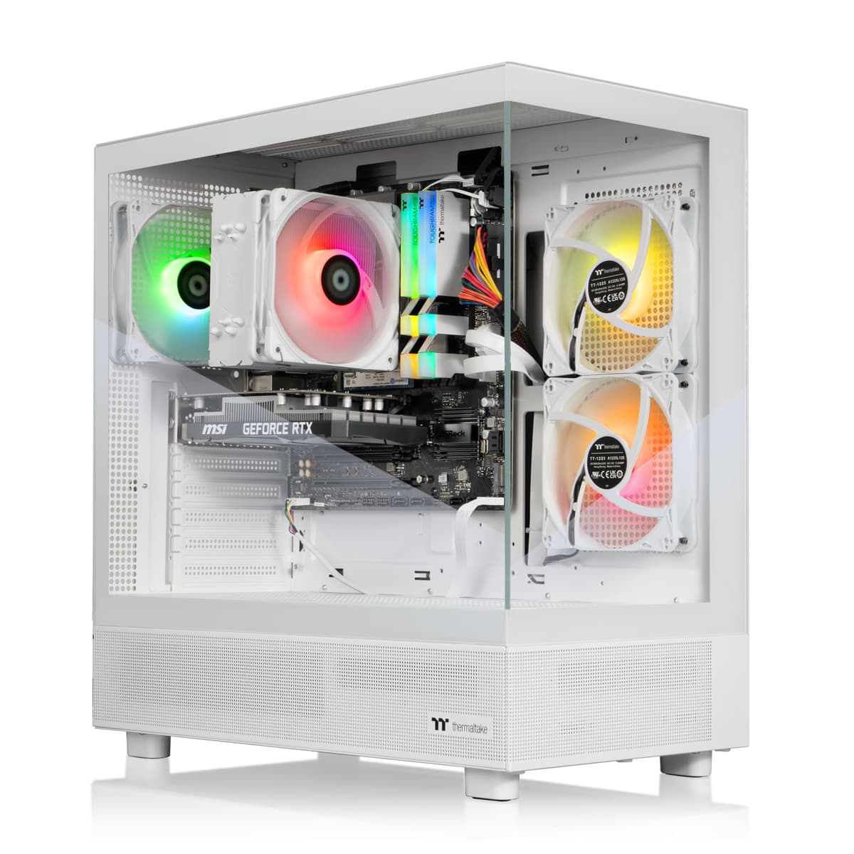 Thermaltake LCGS Vista i350 R4 Escritorio Gamer (Intel Core i5-13400F, ToughRam 16GB DDR4 3600MHz RGB, NVIDIA GeForce RTX 3050, 1TB NVMe M.2, WiFi, Windows 11) V27S-B76R-350-LCS