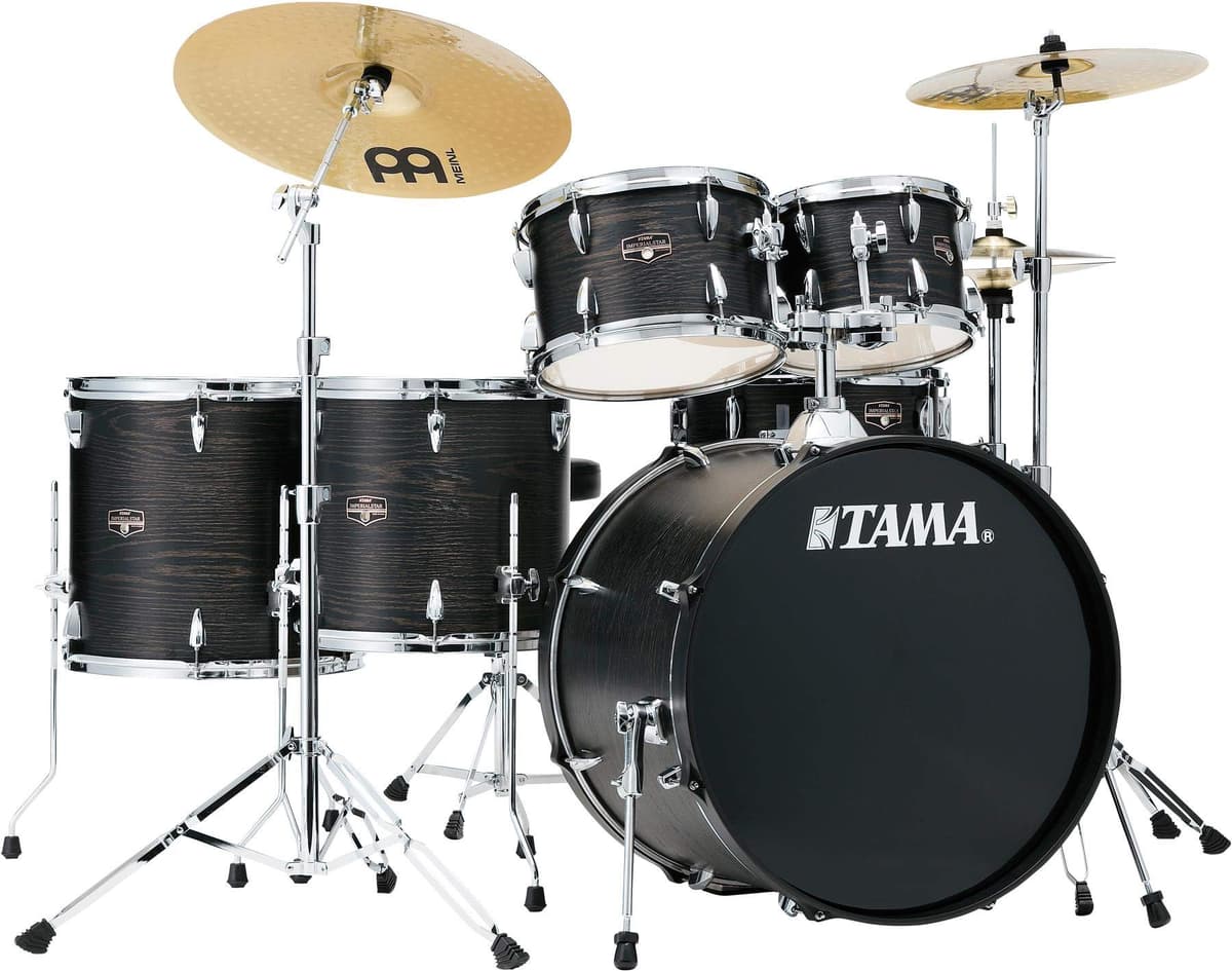 Tama Imperialstar set de batería completo 6 piezas - Black Oak Wrap IE62CBOW