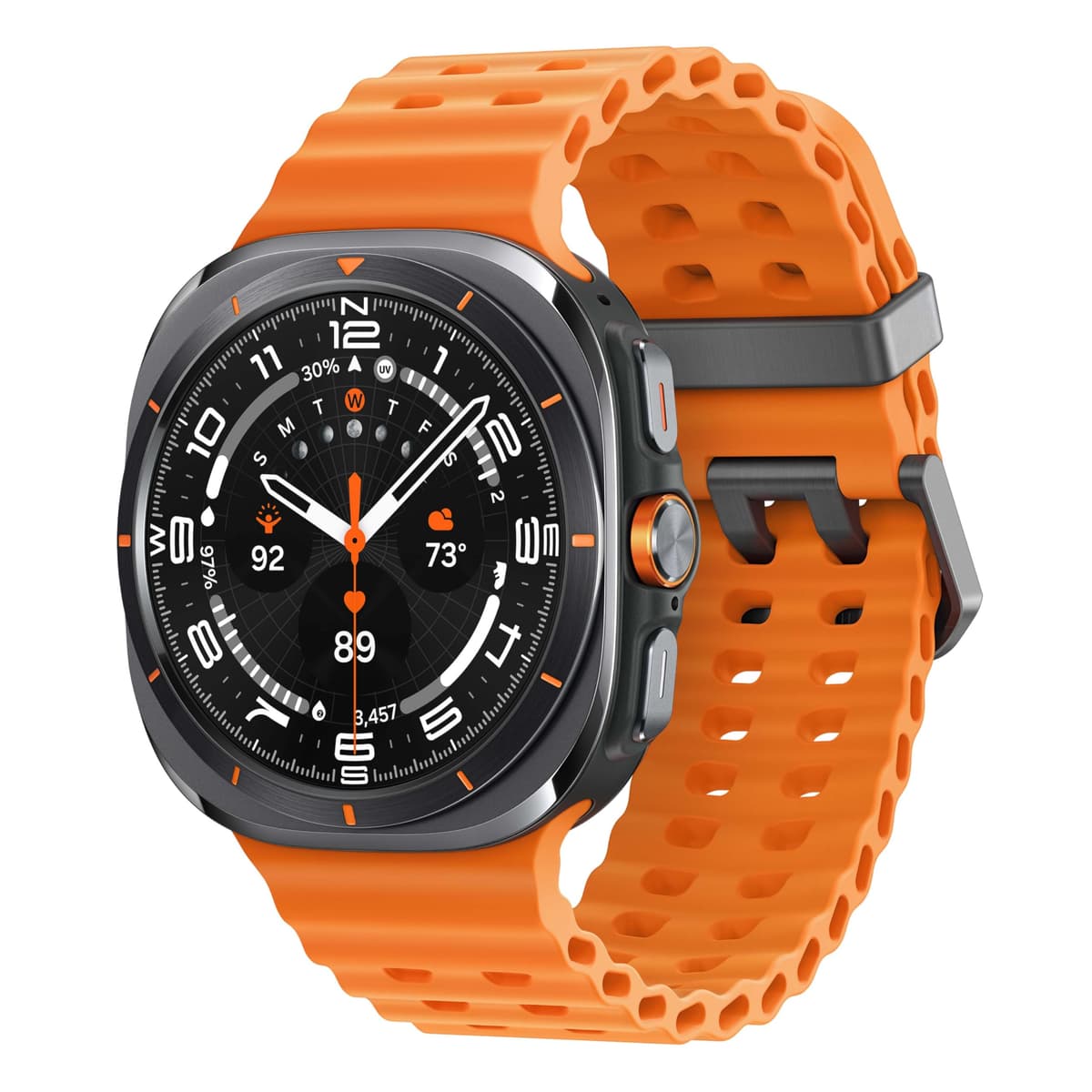 Samsung Galaxy Watch Ultra (2024) 47 mm LTE Smartwatch con IA, Puntuación de Energía, Consejos de Bienestar, Monitor de Frecuencia Cardíaca, Monitor de Sueño, Rastreador de Actividad, GPS, Gris Titanio [Versión EE. UU., 1 año de garantía del fabricante] L705U