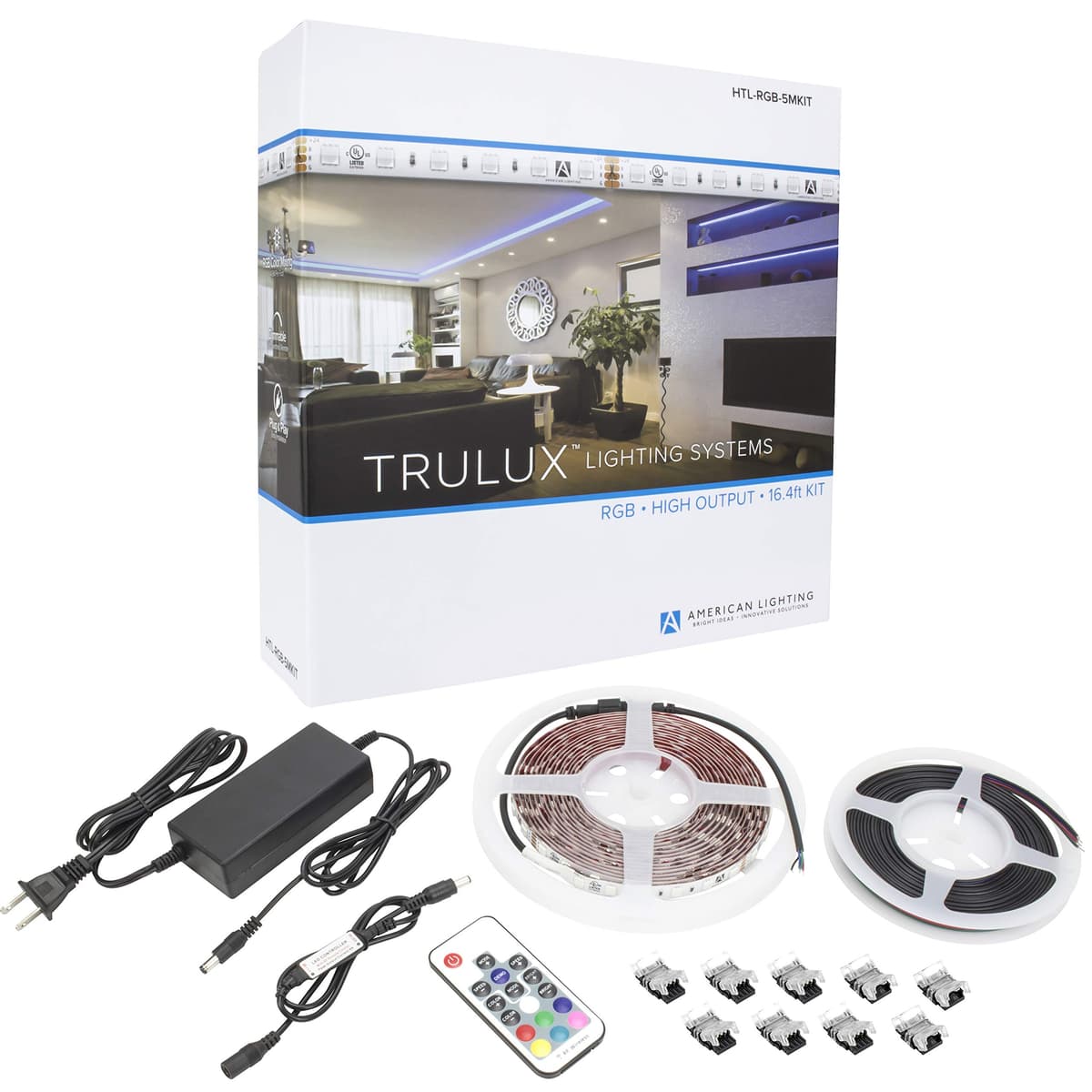 TRULUX HTL-RGB-5MKIT-MASTER Kit de Alta Potencia para Interiores, Paquete de 6, RGB, 6 Piezas