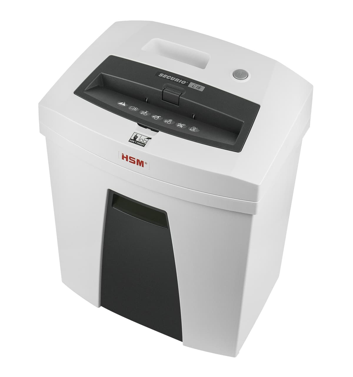 HSM SECURIO C16s trituradora de tiras para escritorio, hasta 18 hojas, 6.6 galón