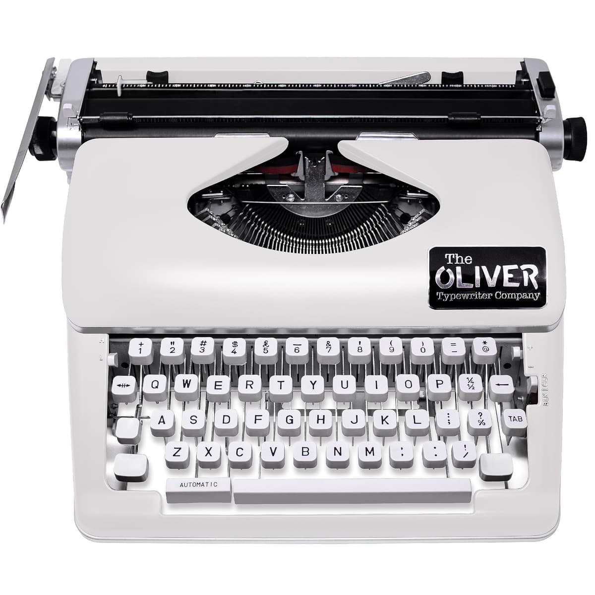 The Oliver Typewriter Company Máquina de Escribir Manual Atemporal - Blanco OTTE-1637