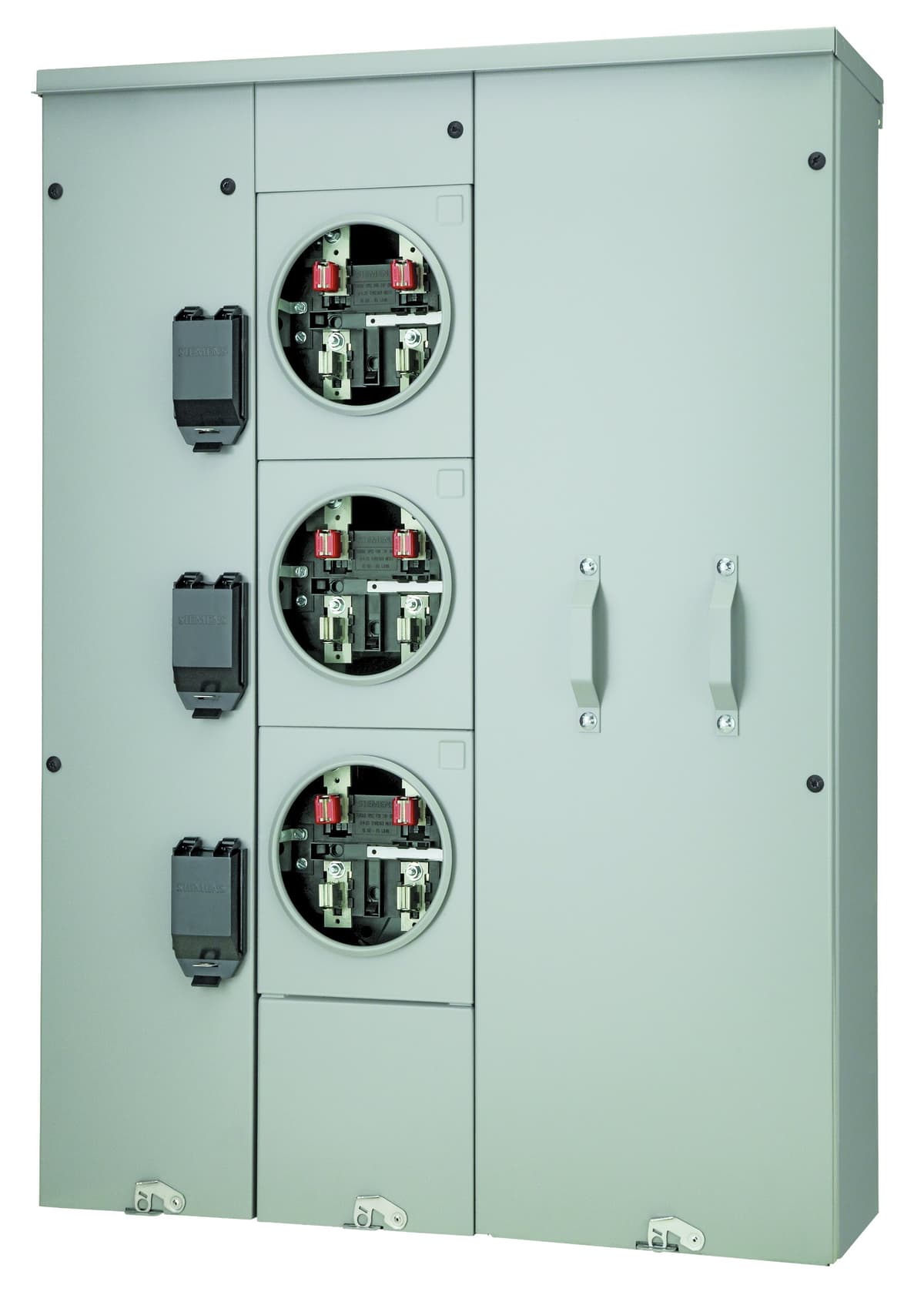 Siemens WP4312RJB Unit-PAK 400A 5-jaw 3 posiciones 200A por posición ringless con bypass de bocina