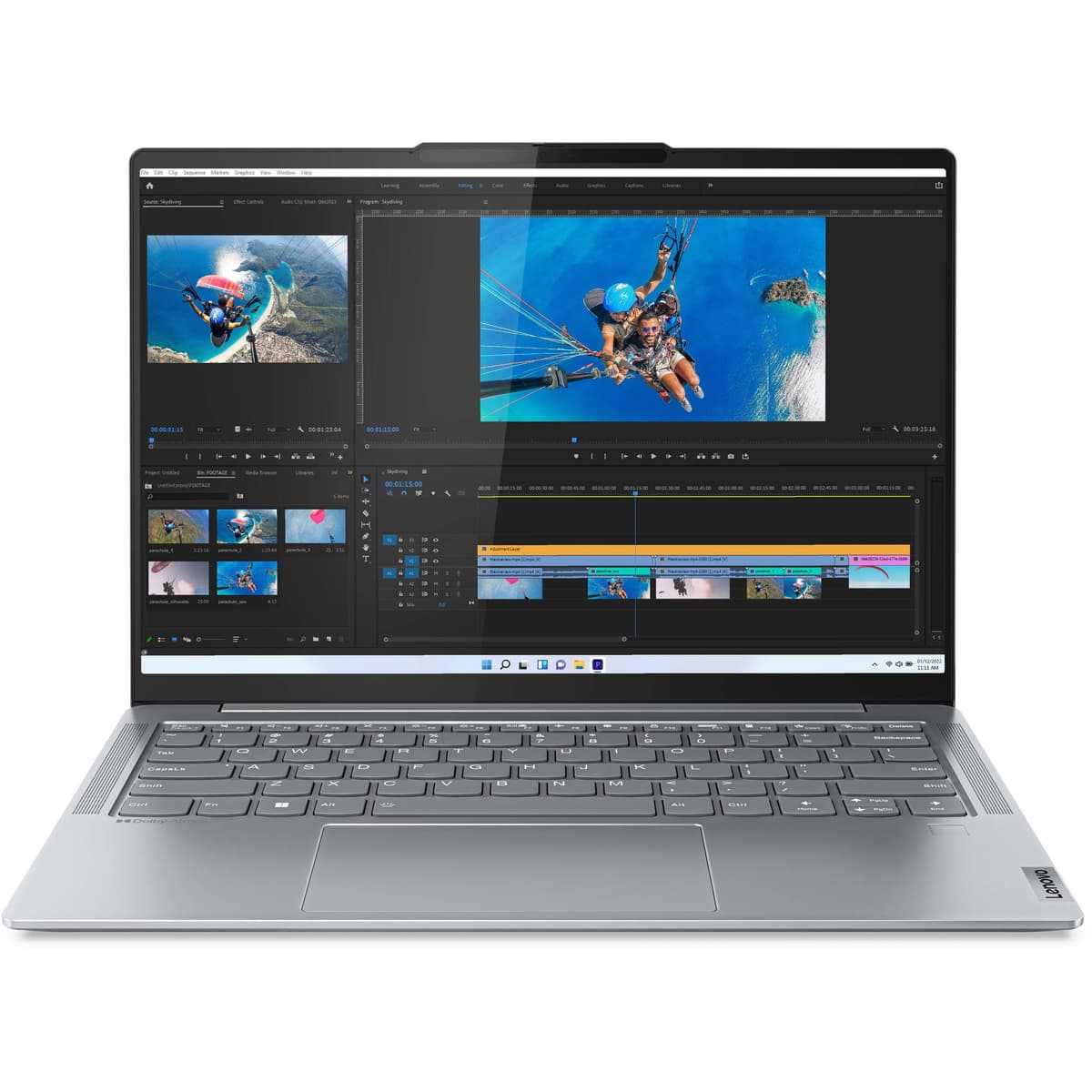 Lenovo Slim 7 2023 Laptop 14" 2880x1800 LED Retroiluminada 13ª Generación Intel Core i7-1360P 12 núcleos 16GB LPDDR5 1TB SSD Wi-Fi 6E Windows 10 Pro Bluetooth 5.3 Teclado retroiluminado Pantalla táctil, lector de huellas Thunderbolt 4 14IRP8