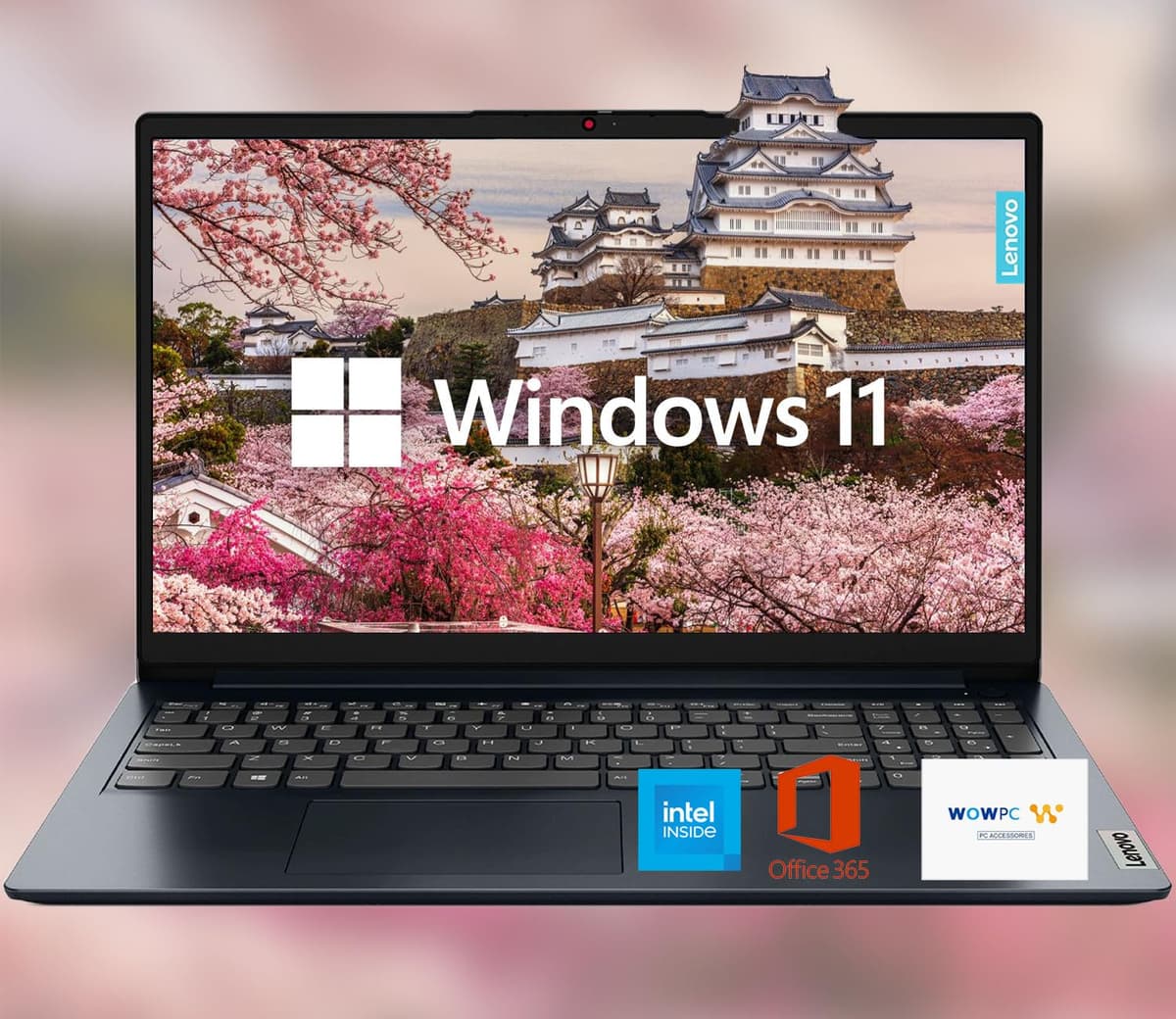Lenovo IdeaPad 15.6" HD antirreflejo con 1 año de Microsoft 365, 20 GB de RAM, SSD de 1.1 TB, Windows 11 Home, procesador Intel, Wi-Fi 6, HDMI, USB-C, lector de tarjetas SD, hasta 9.5 horas de batería, con WOWPC USB